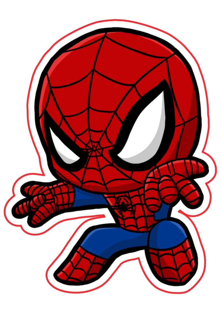 Topo De Bolo Homem Aranha Shibi Infantil Png