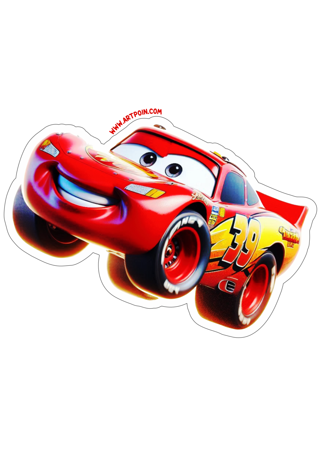 Rel Mpago Mcqueen Disney Carros Anima O Imagem Contorno Free Png