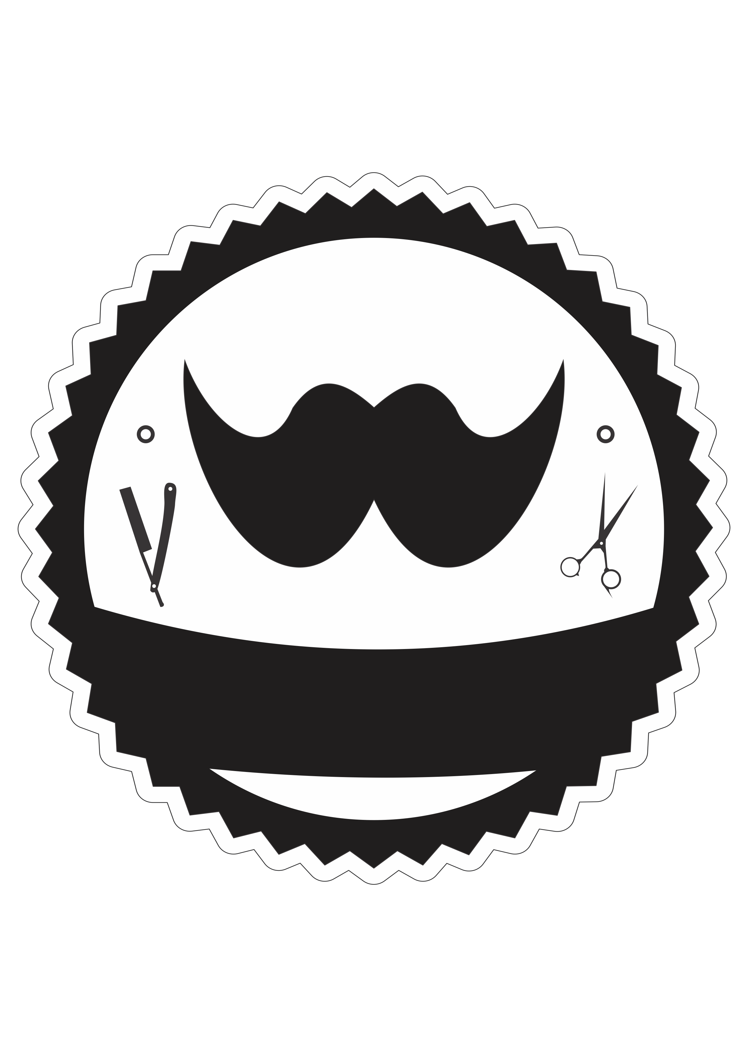 Barbearia logomarca png