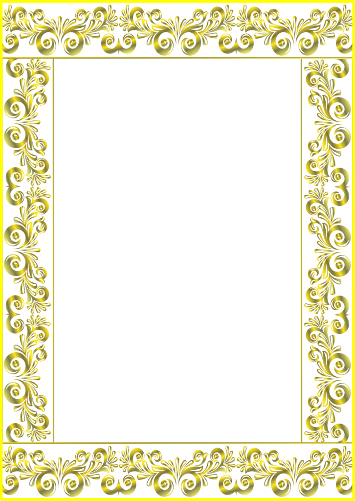 Frame Border Png Image Molduras Douradas Molduras Para Convites De Images 1133