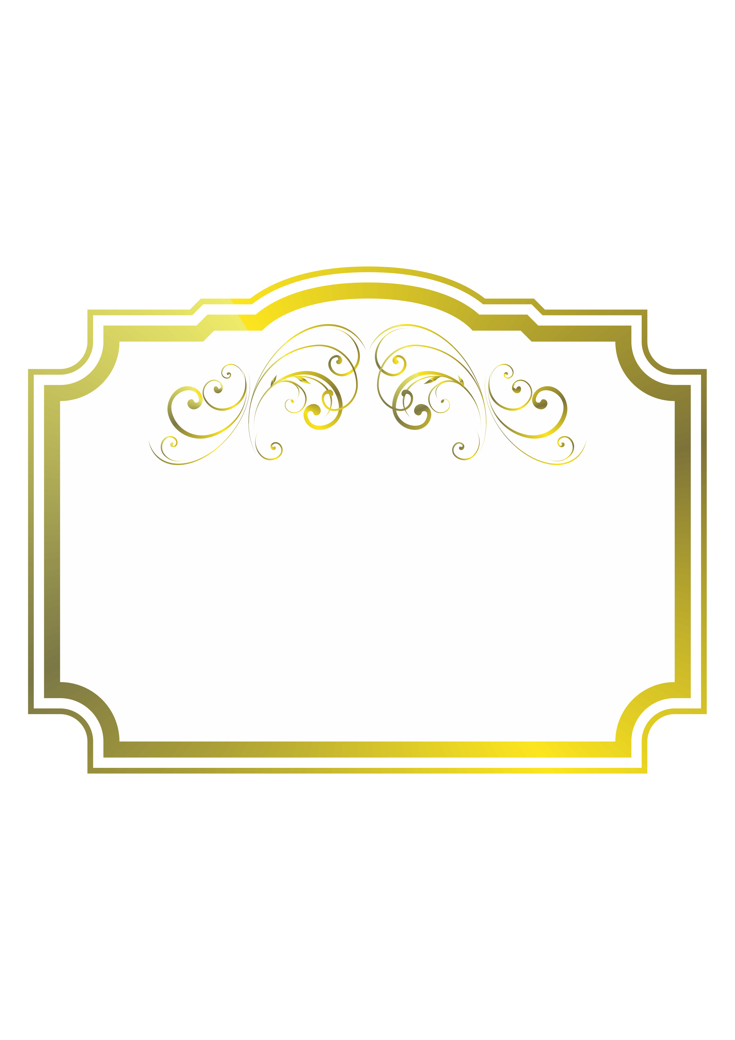 Plaquinha dourada para decoração e artes digitais png