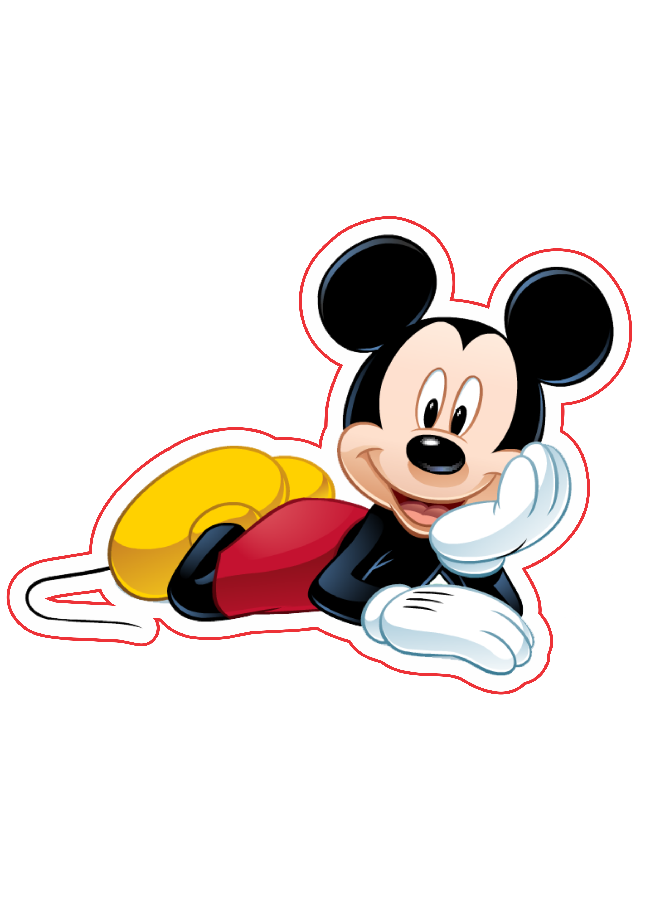 Mickey Mouse fundo transparente clipart png