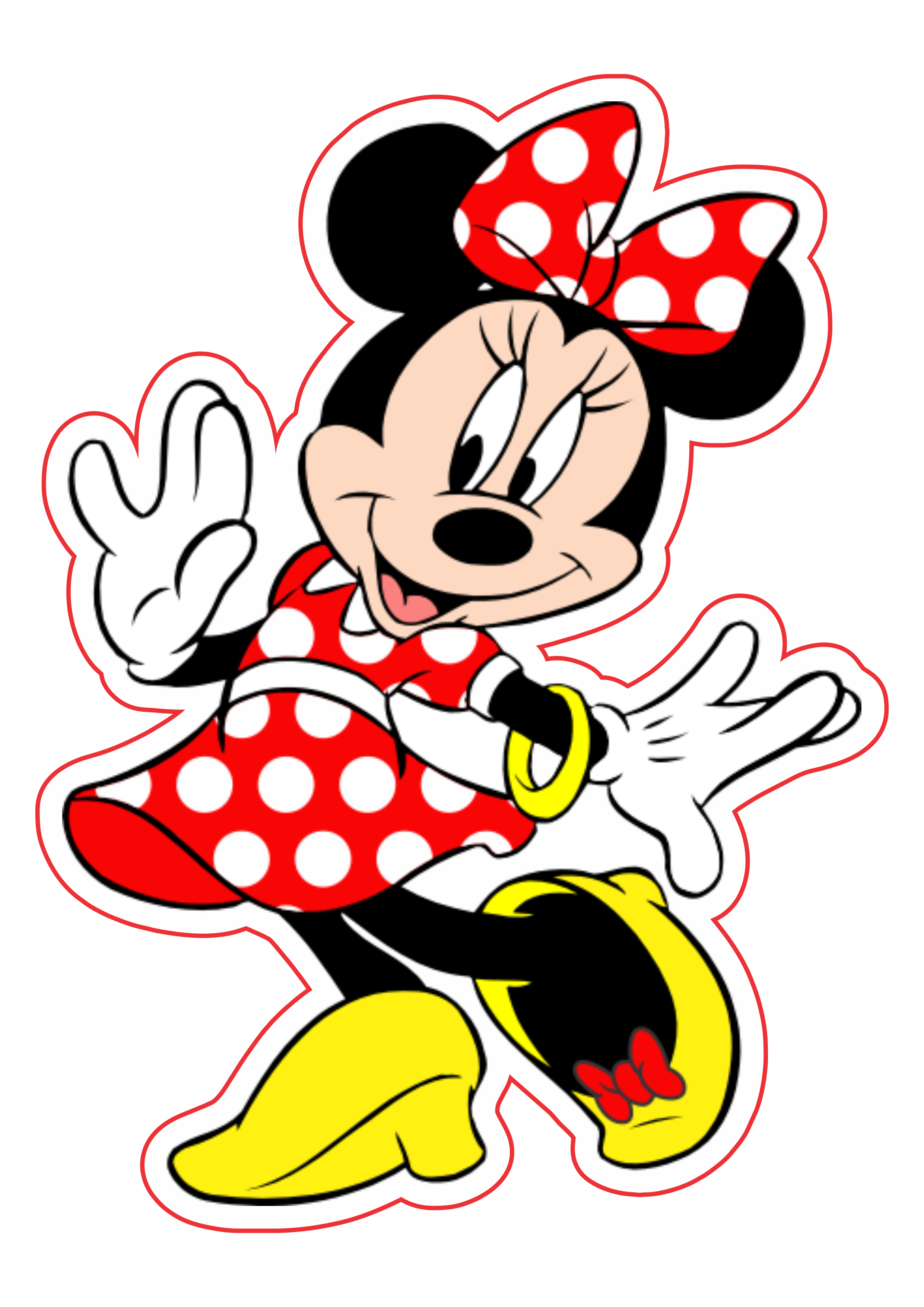 Red Minnie Mouse Png