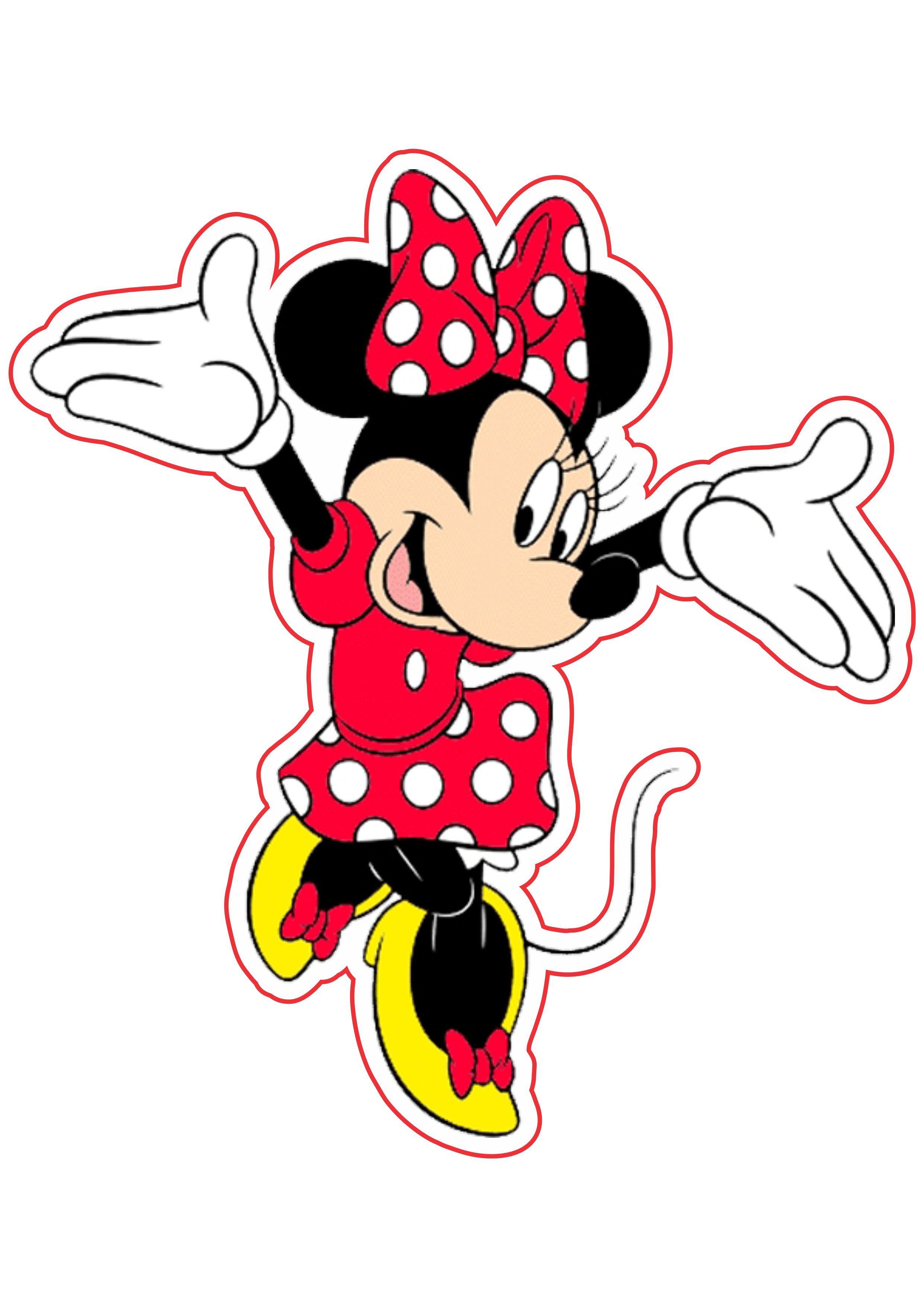 Linda imagem Minnie Mouse em png