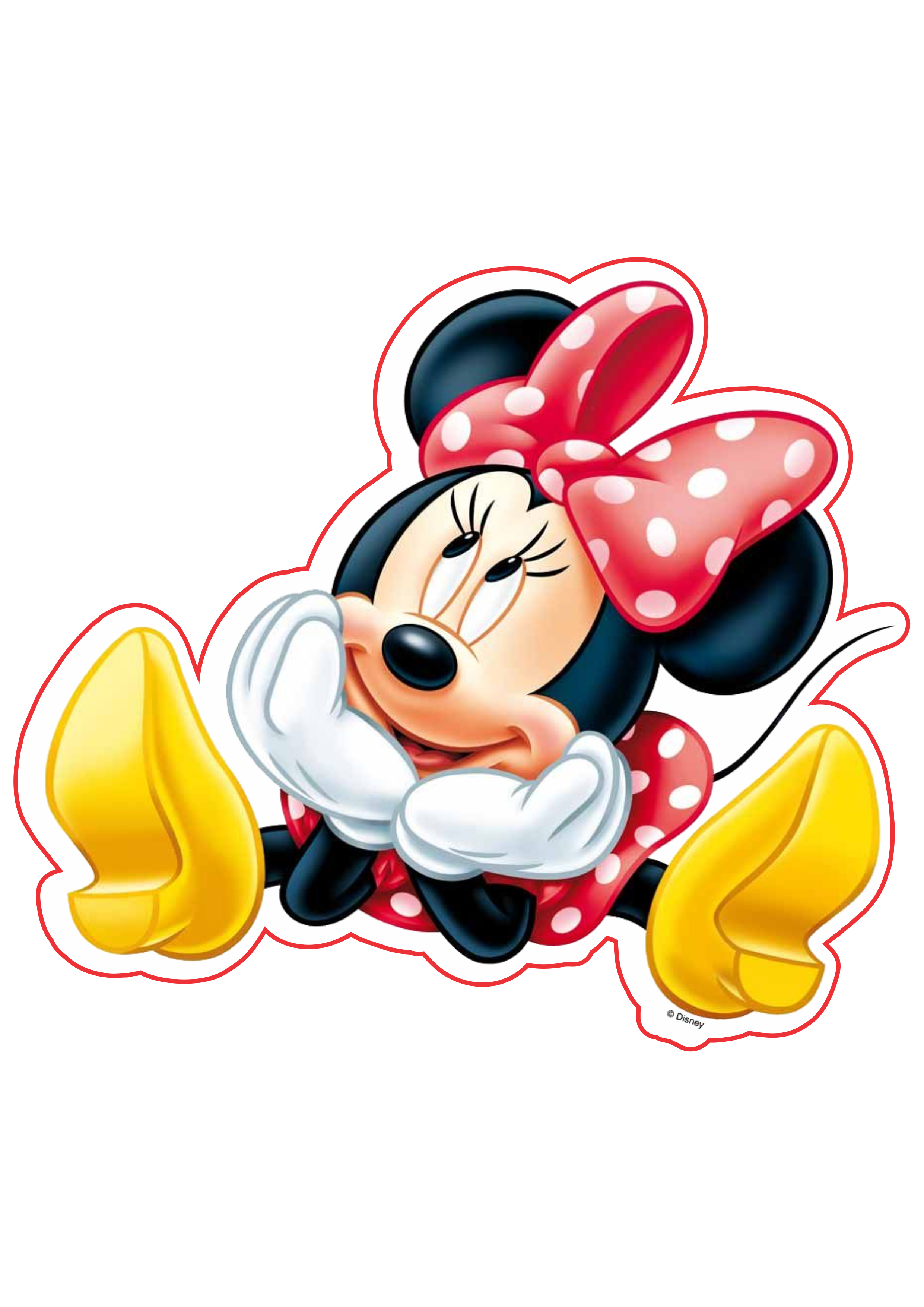 Minnie Mouse fazendo pose png