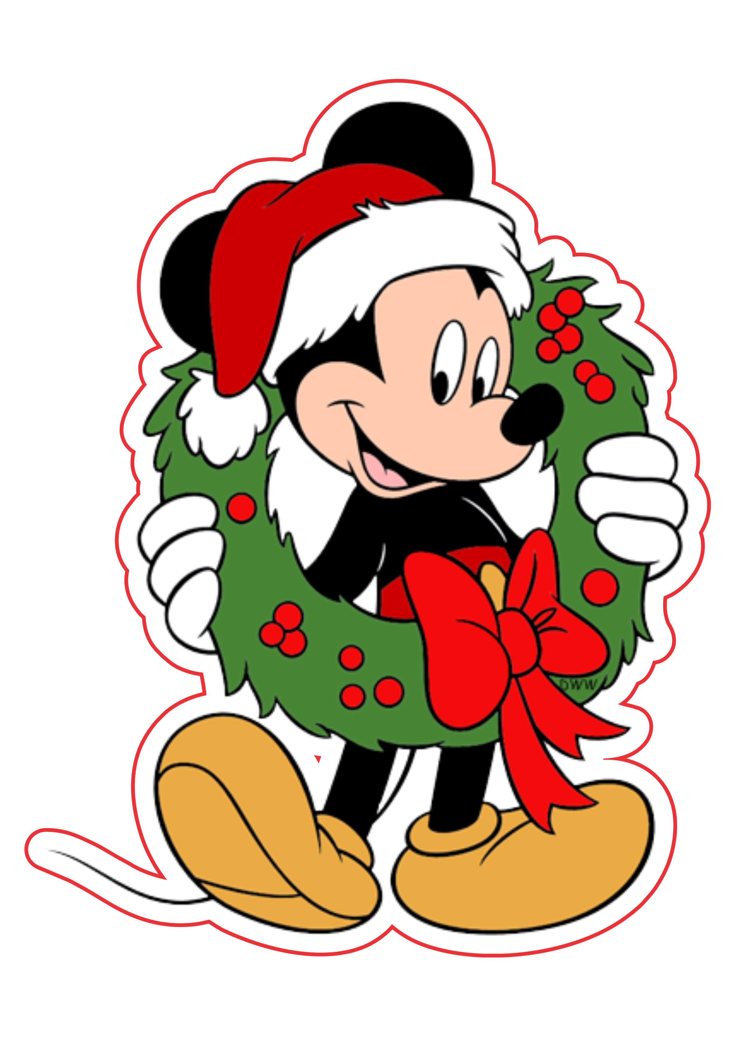 Mickey Mouse natal 2021 decoração png