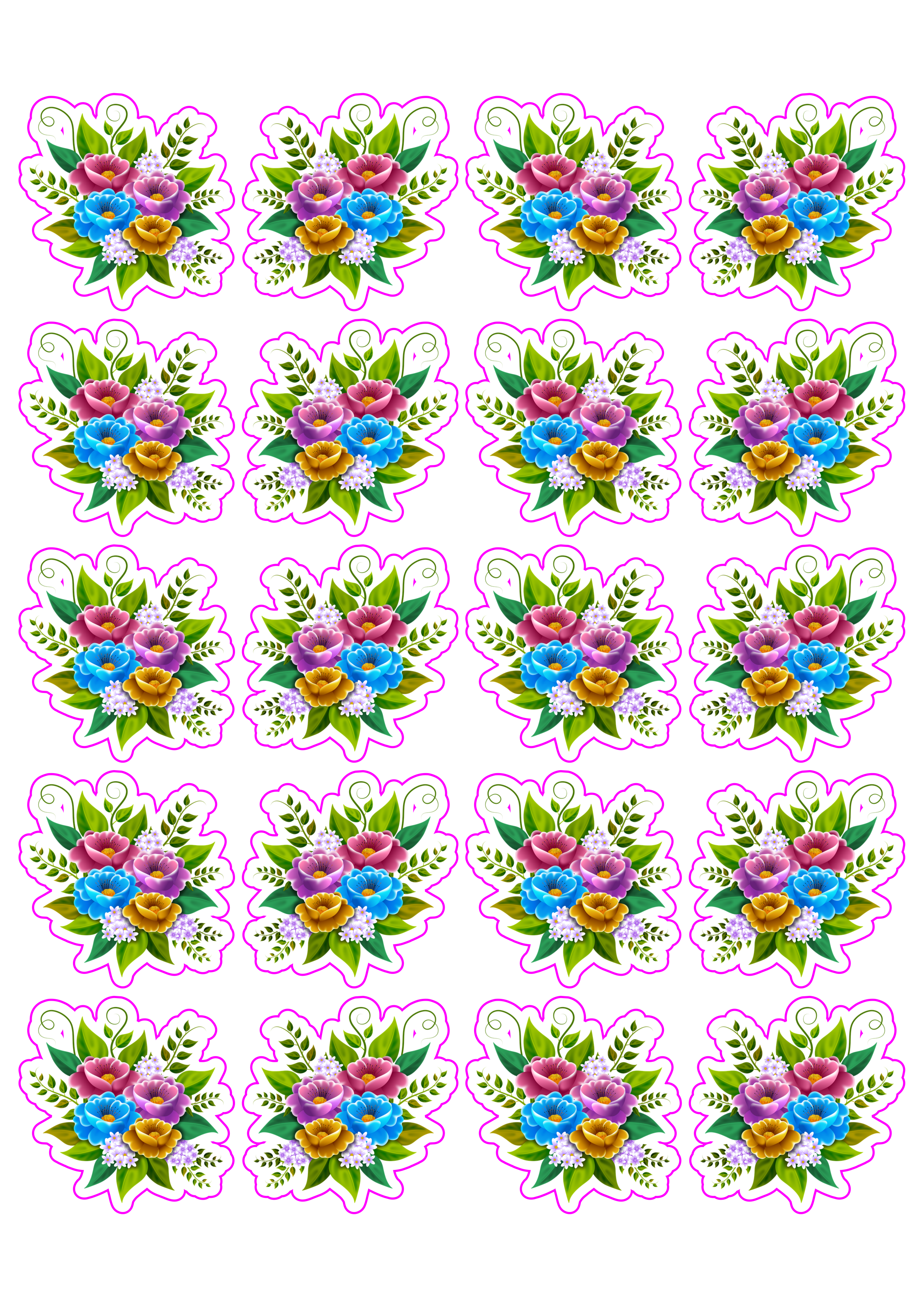 stickers-flores
