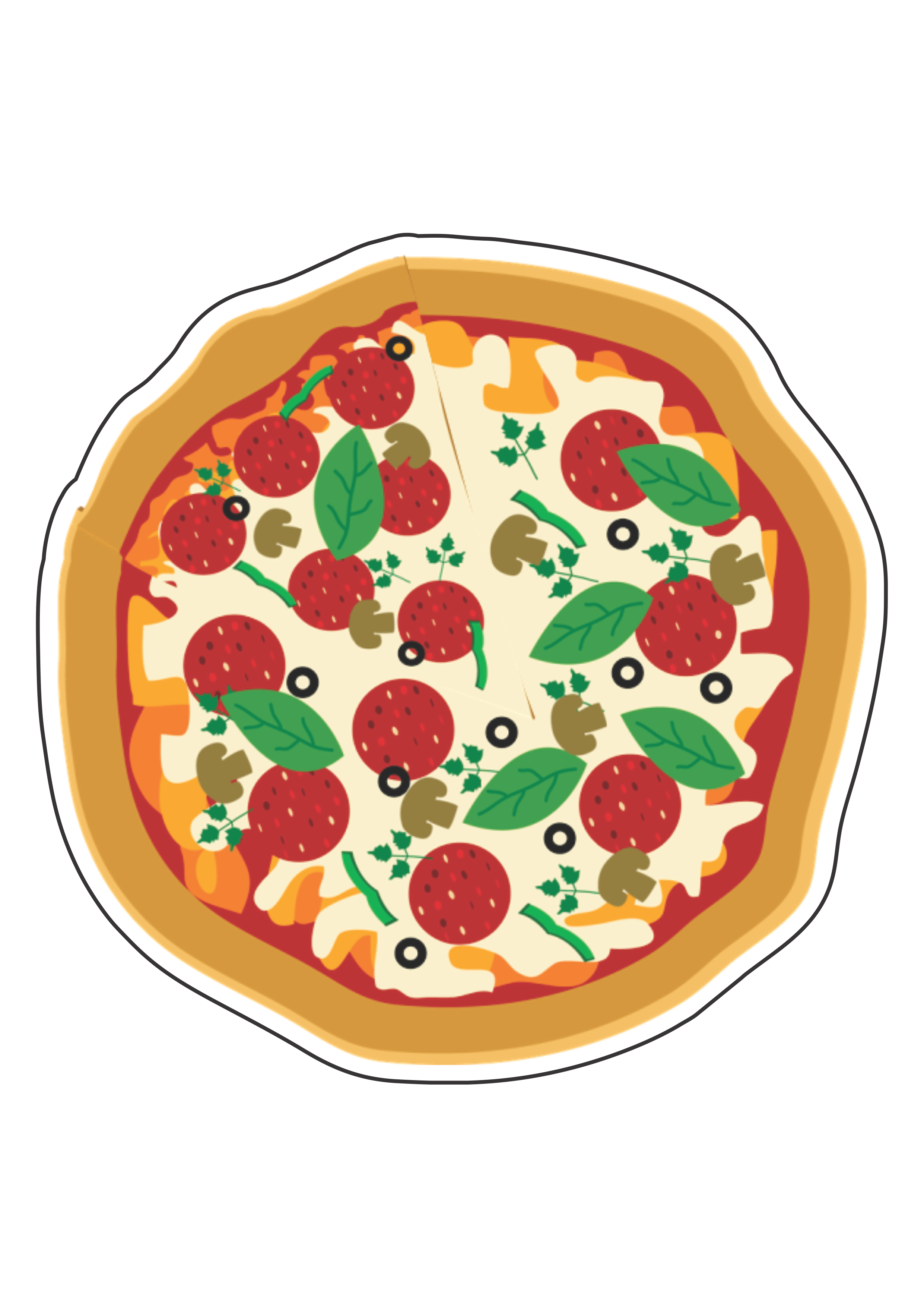 Imagem pizza sem fundo transparente png