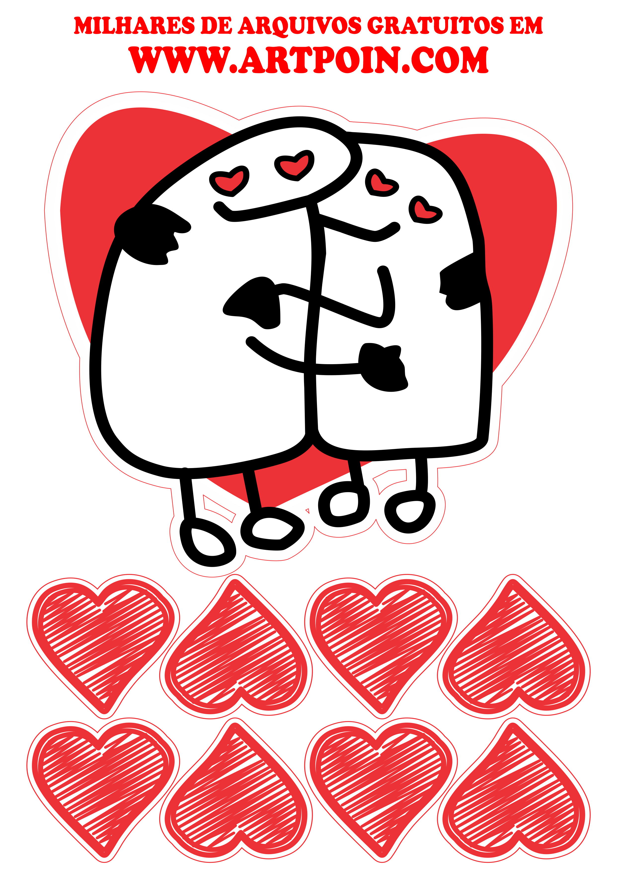 Casal apaixonado flork dia dos namorados te amo figurinhas whatsapp artes  gráficas png