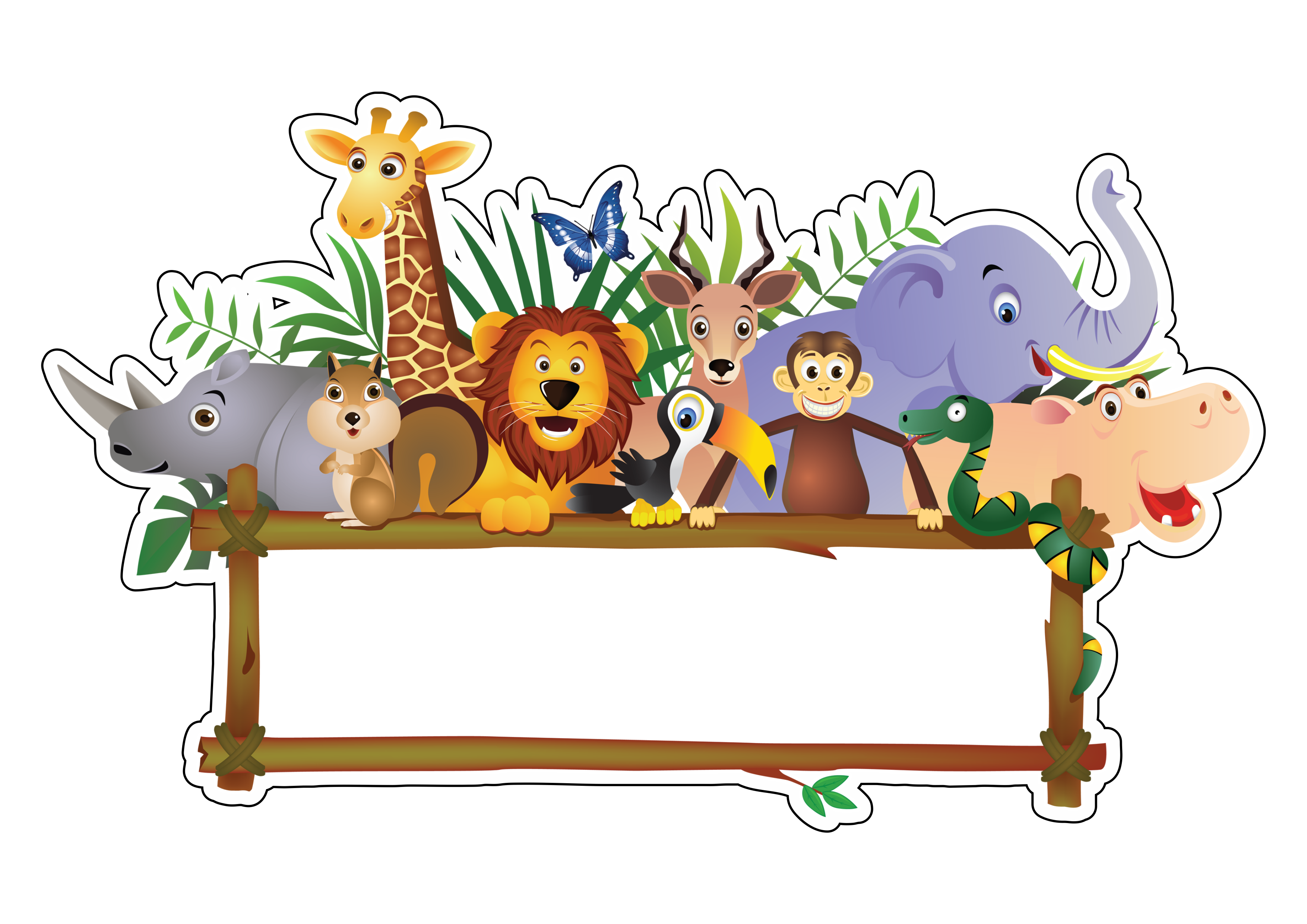 plaquinhas festa infantil safari