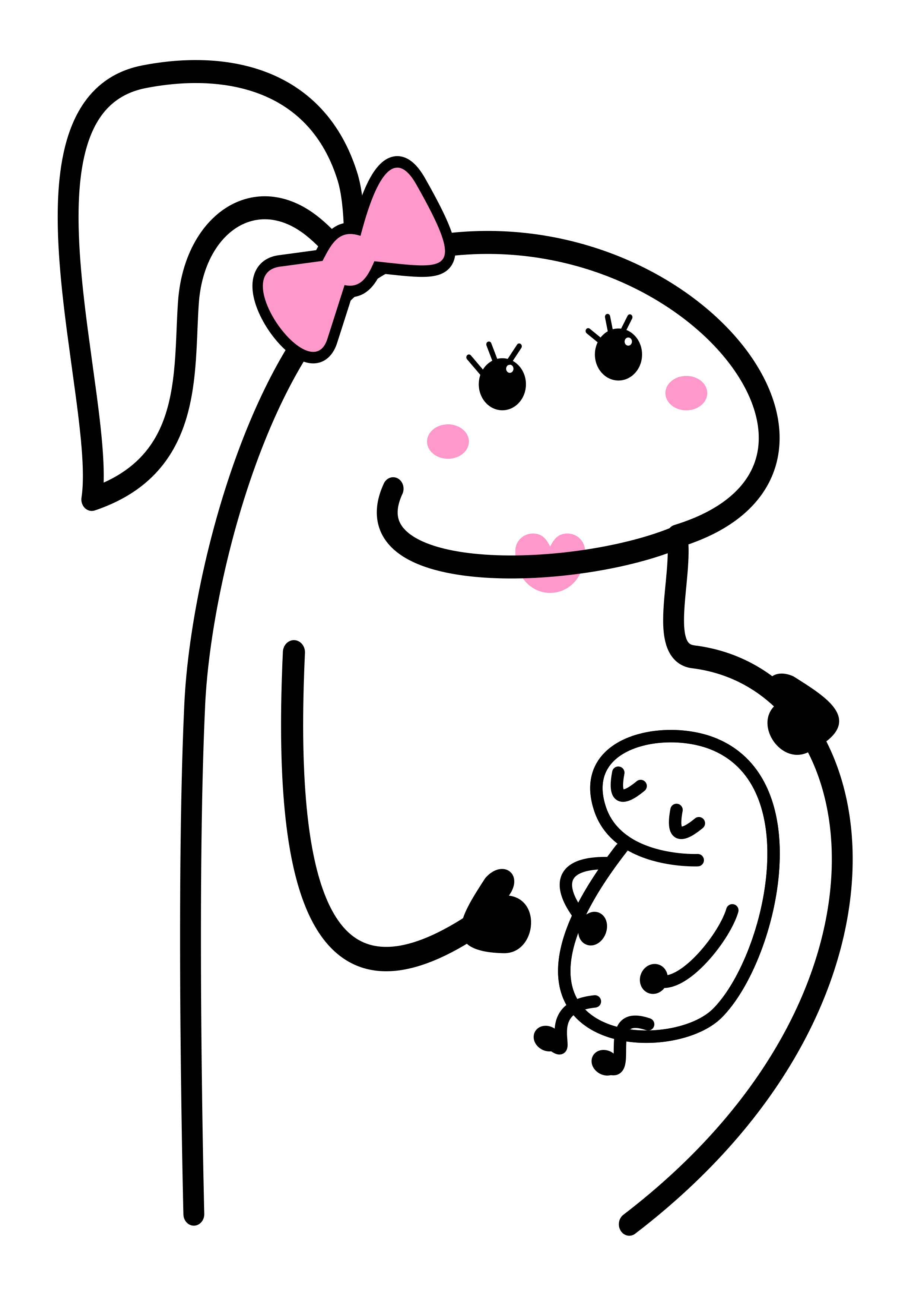 Flork mamãe grávida figurinha whatsapp grátis png