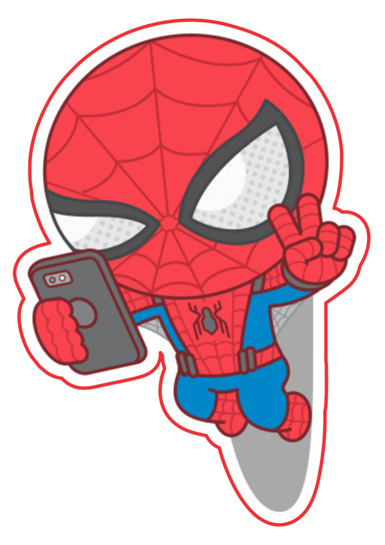 Homem Aranha Bonequinho Shibi Fundo Transparente Png