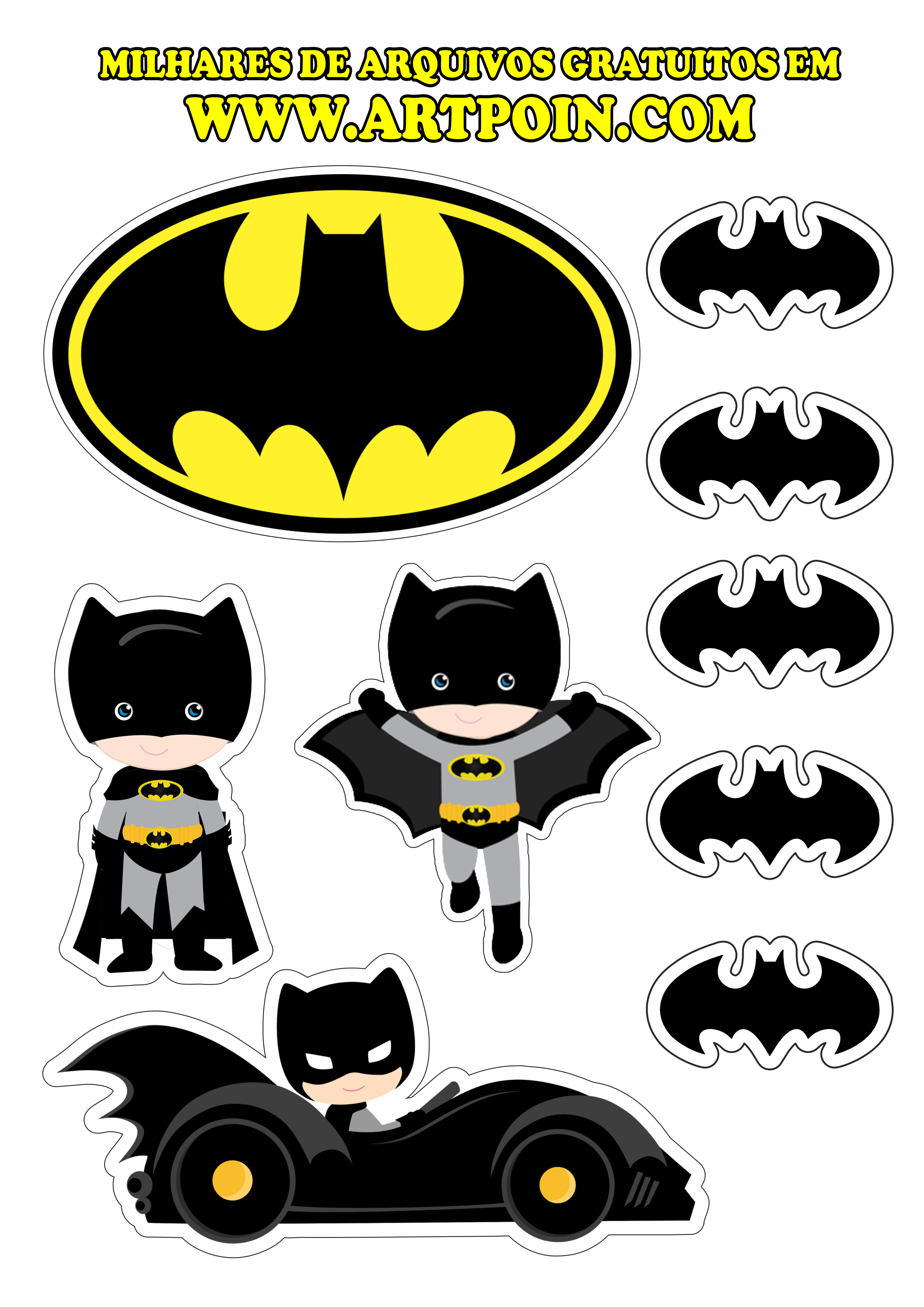 Batman Kit festa grátis para imprimir Inspire sua Festa ® Festa