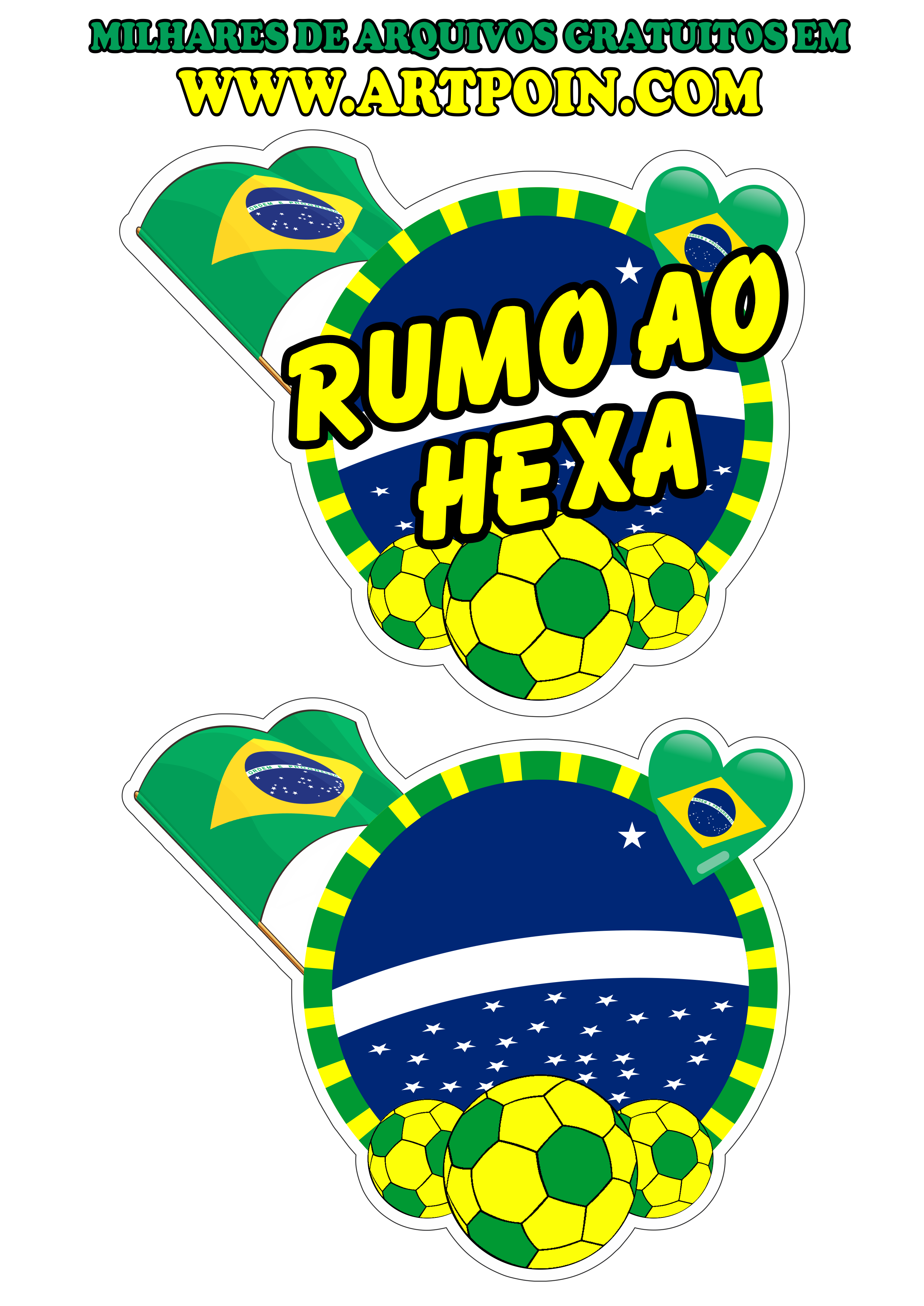 Copa do mundo 2022 simbolo estilo logomarca para decoração brasil rumo ao hexa png