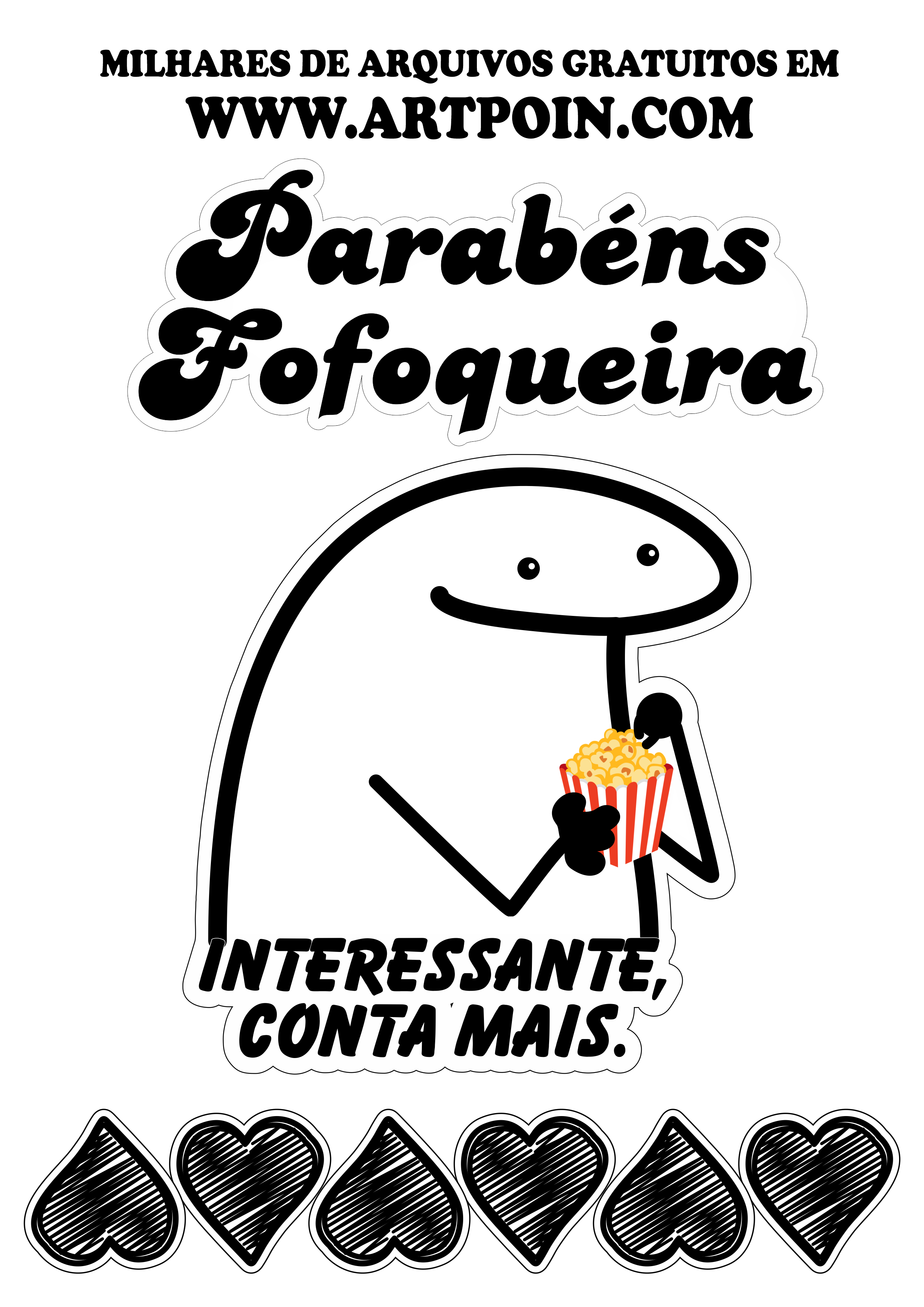 Flork topo de bolo engraçado fofoqueira meme png