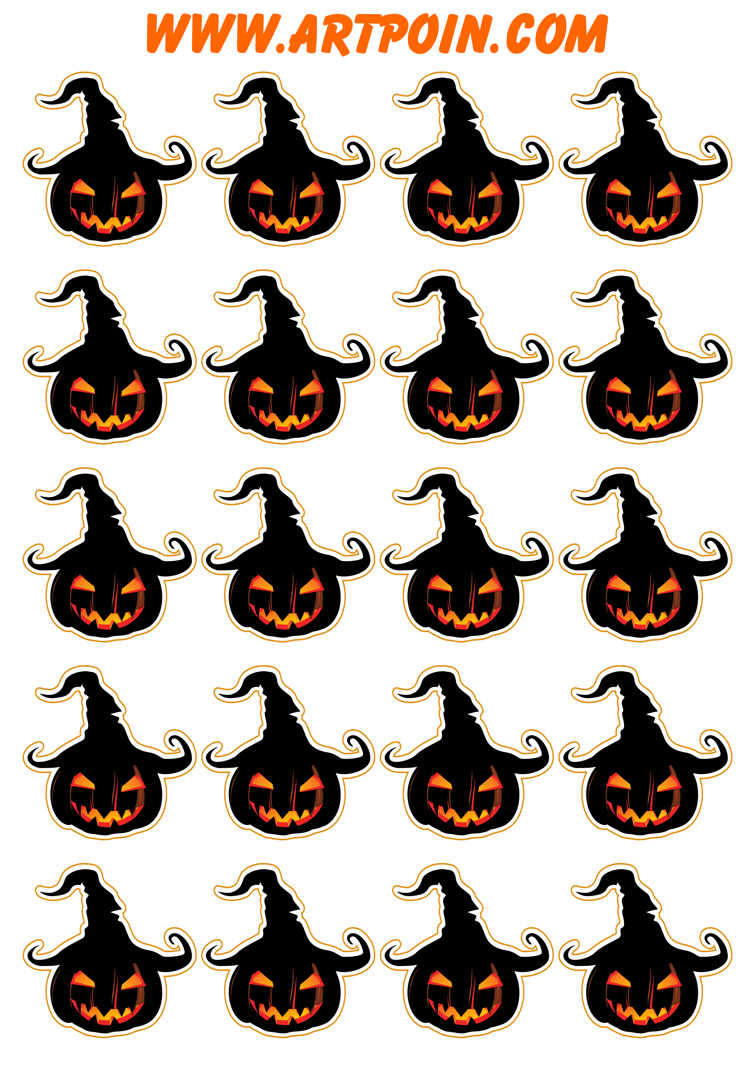 Halloween dia das bruxas adesivos stickers png