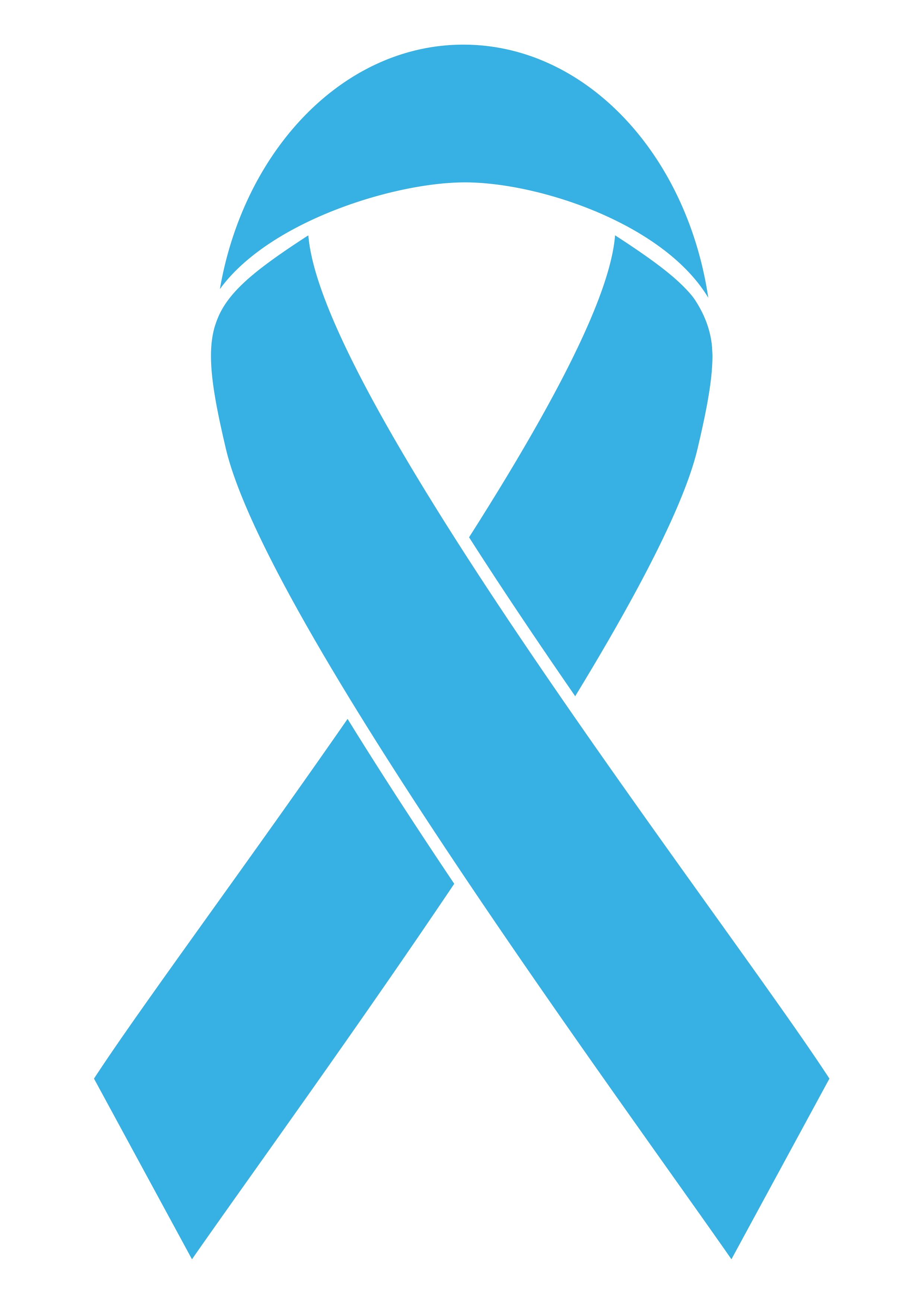 Novembro azul mês de conscientização sobre a saúde do homem símbolo png