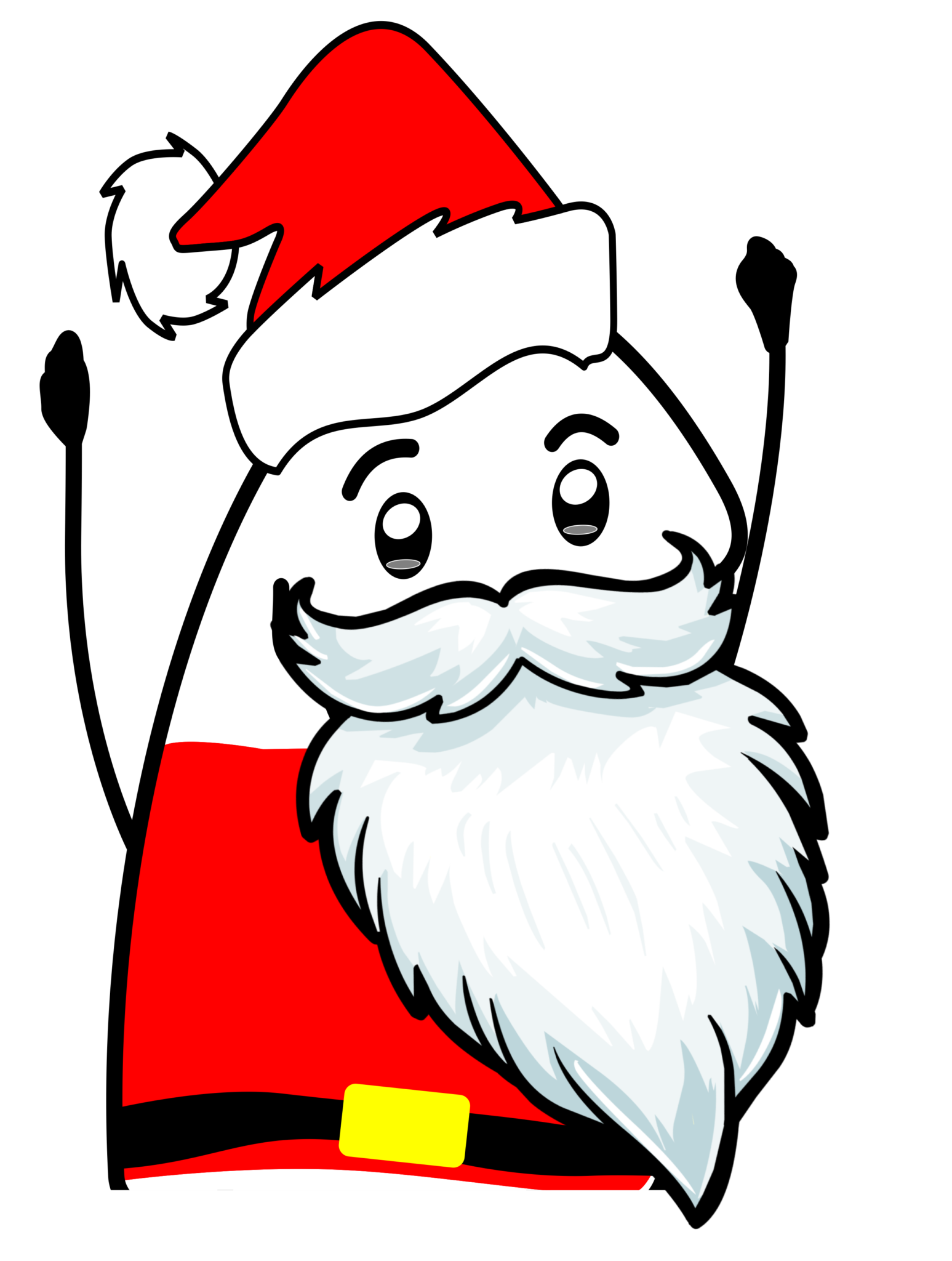 Papai Noel Flork De Natal Figurinha Whatsapp Clipart Png