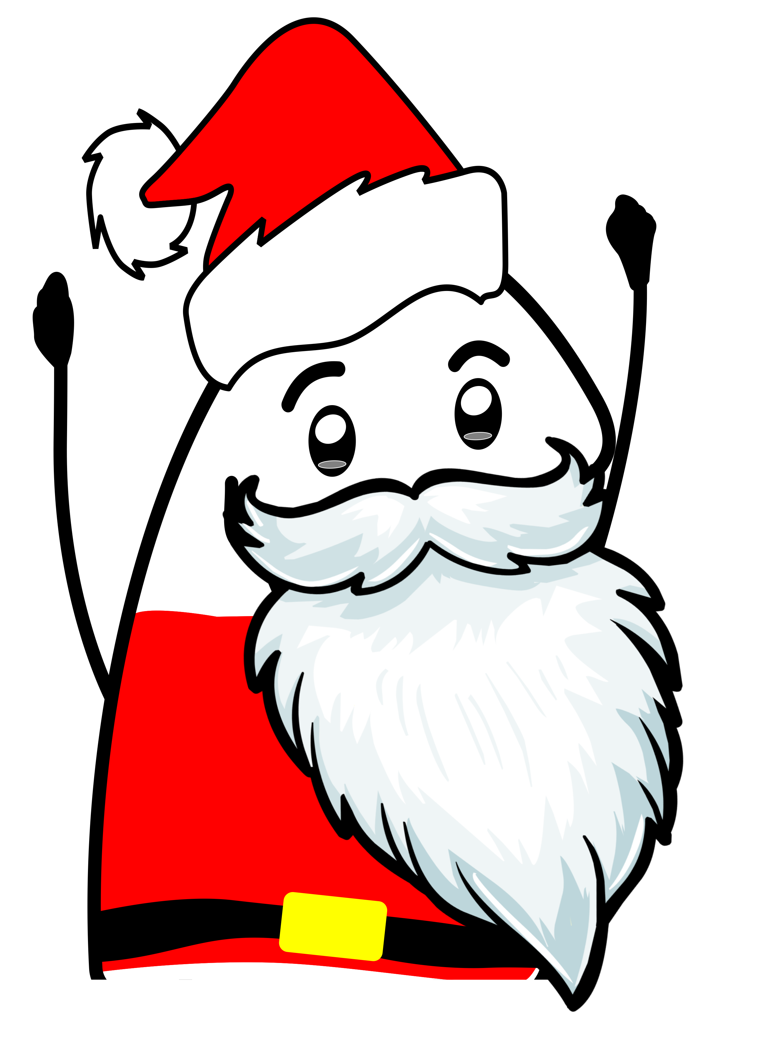 Papai noel flork de natal figurinha whatsapp clipart png