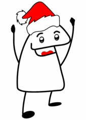 flork of cows figurinhas para whatsapp natal