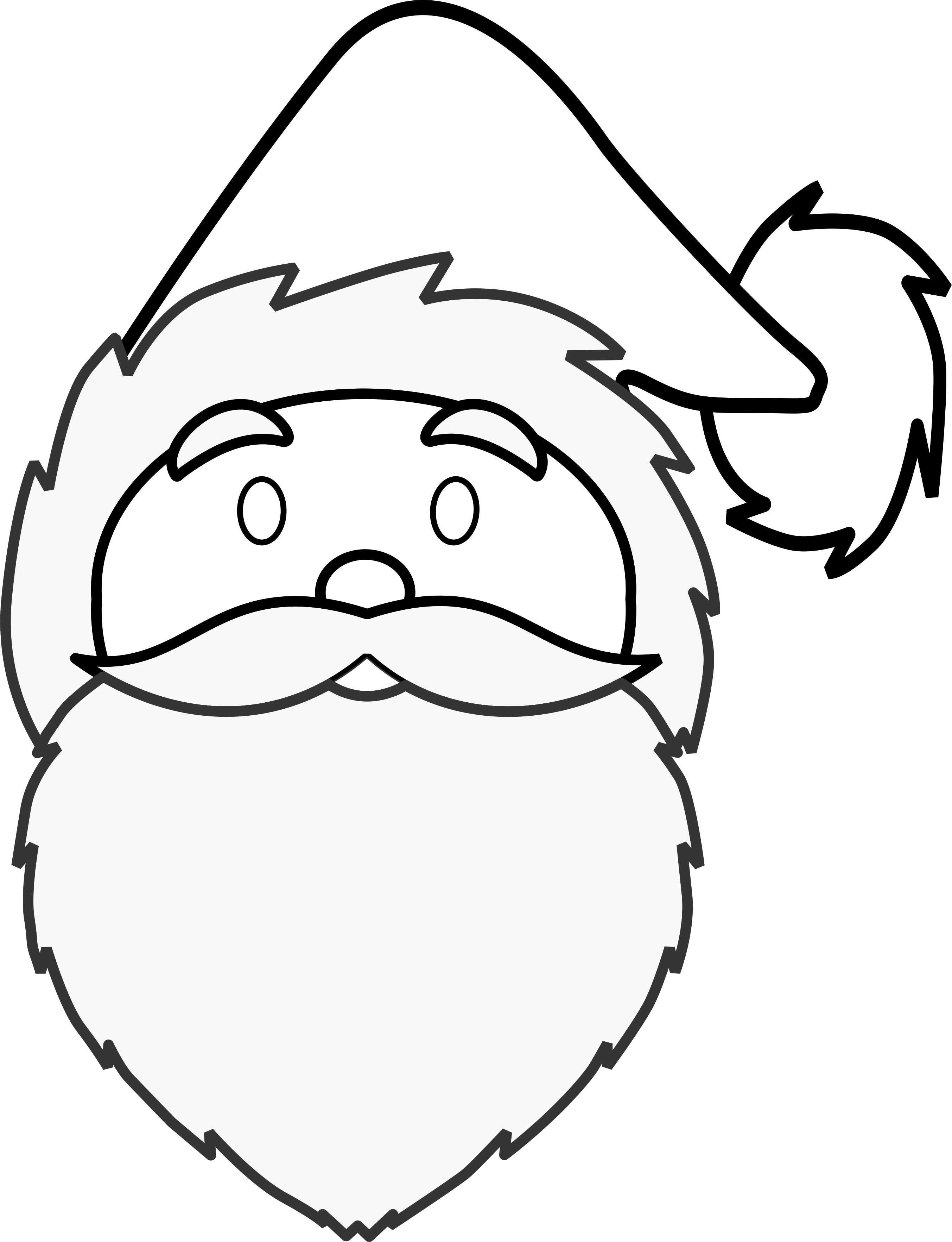 Papai noel desenho de natal infantil para colorir png