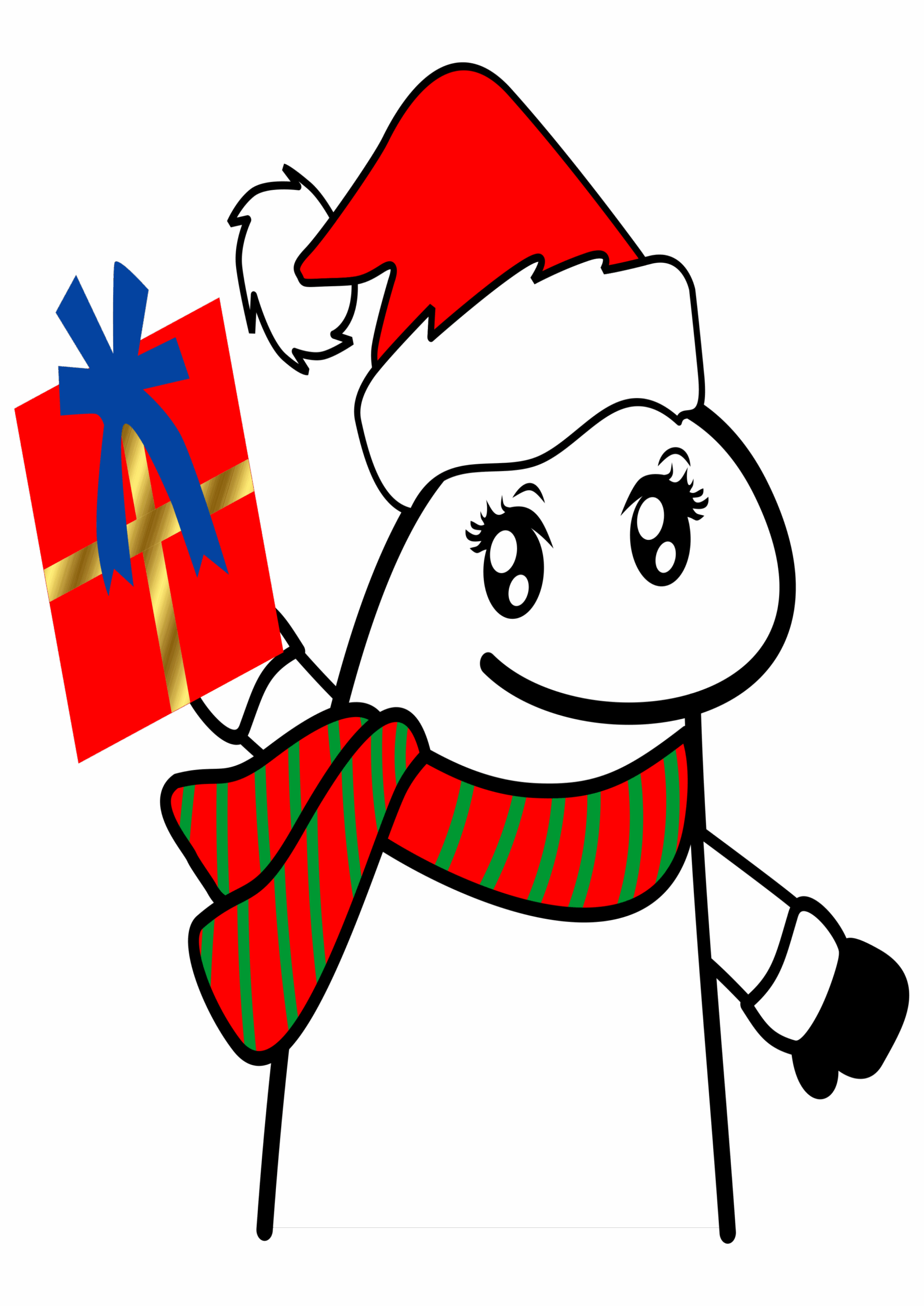 Flork of cows christmas funny images sticker for social media and parties decor transparente background free clipart png