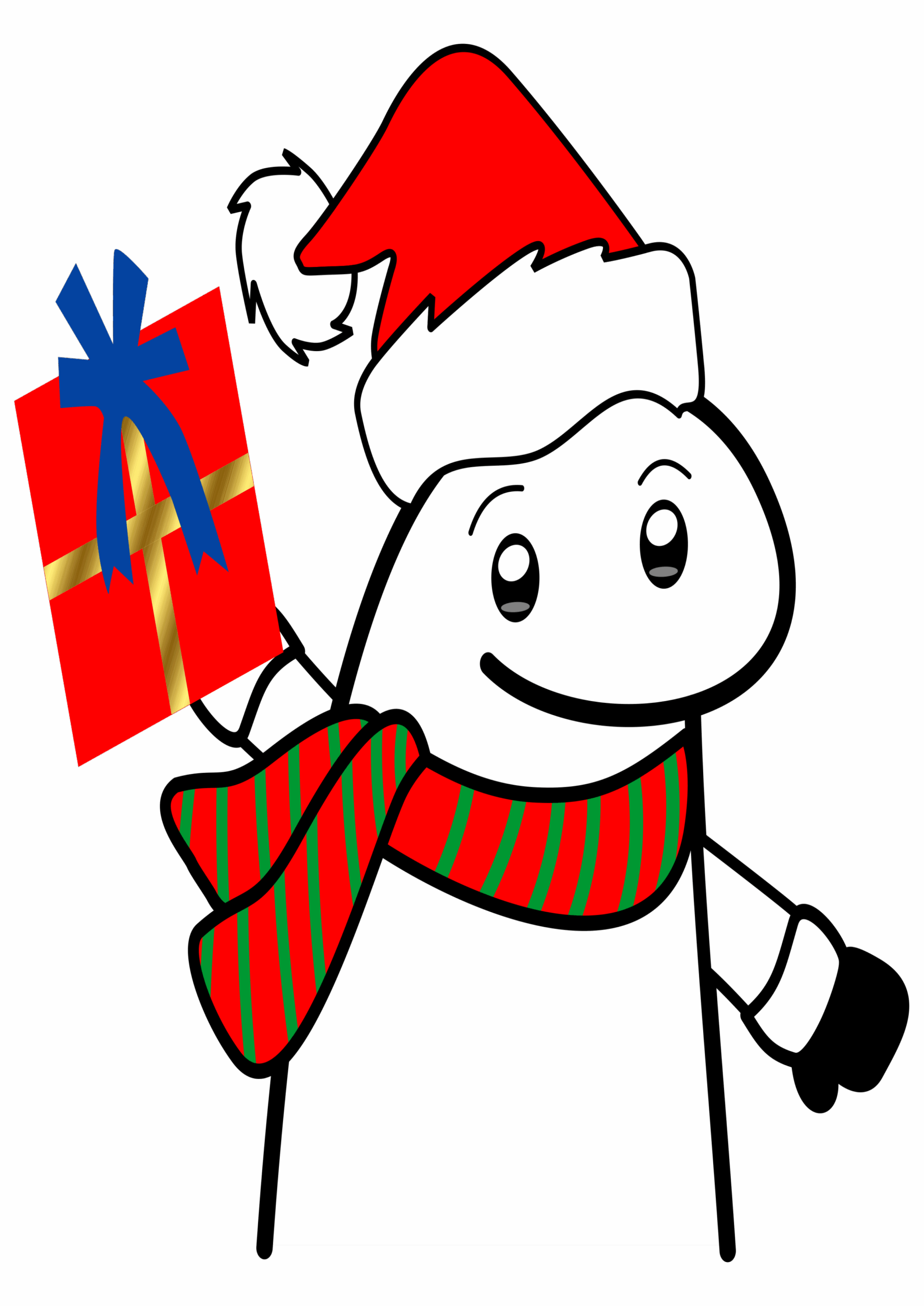 Flork of cows christmas sticker for social media free download png