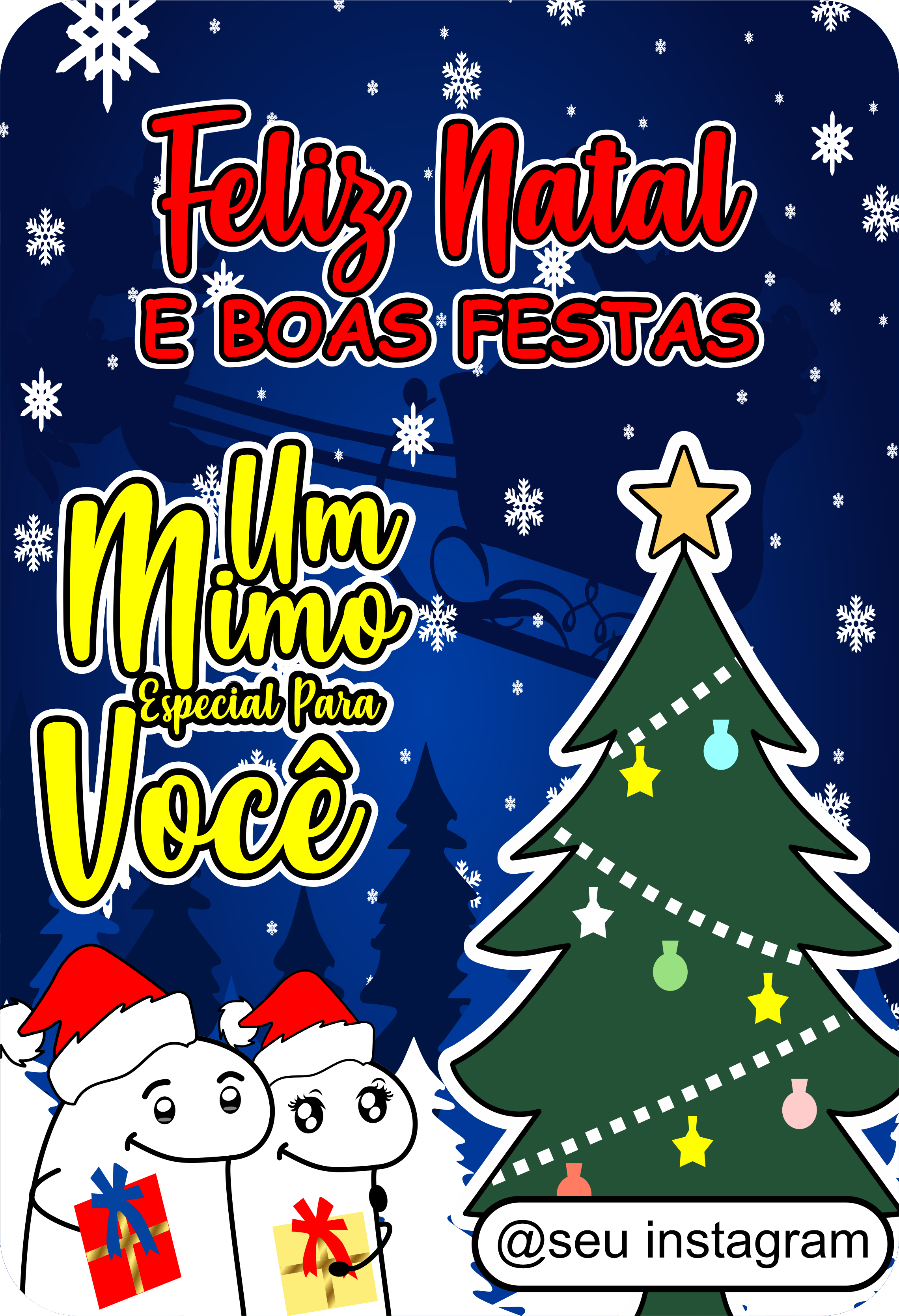 Noite feliz decoração feliz natal tag png