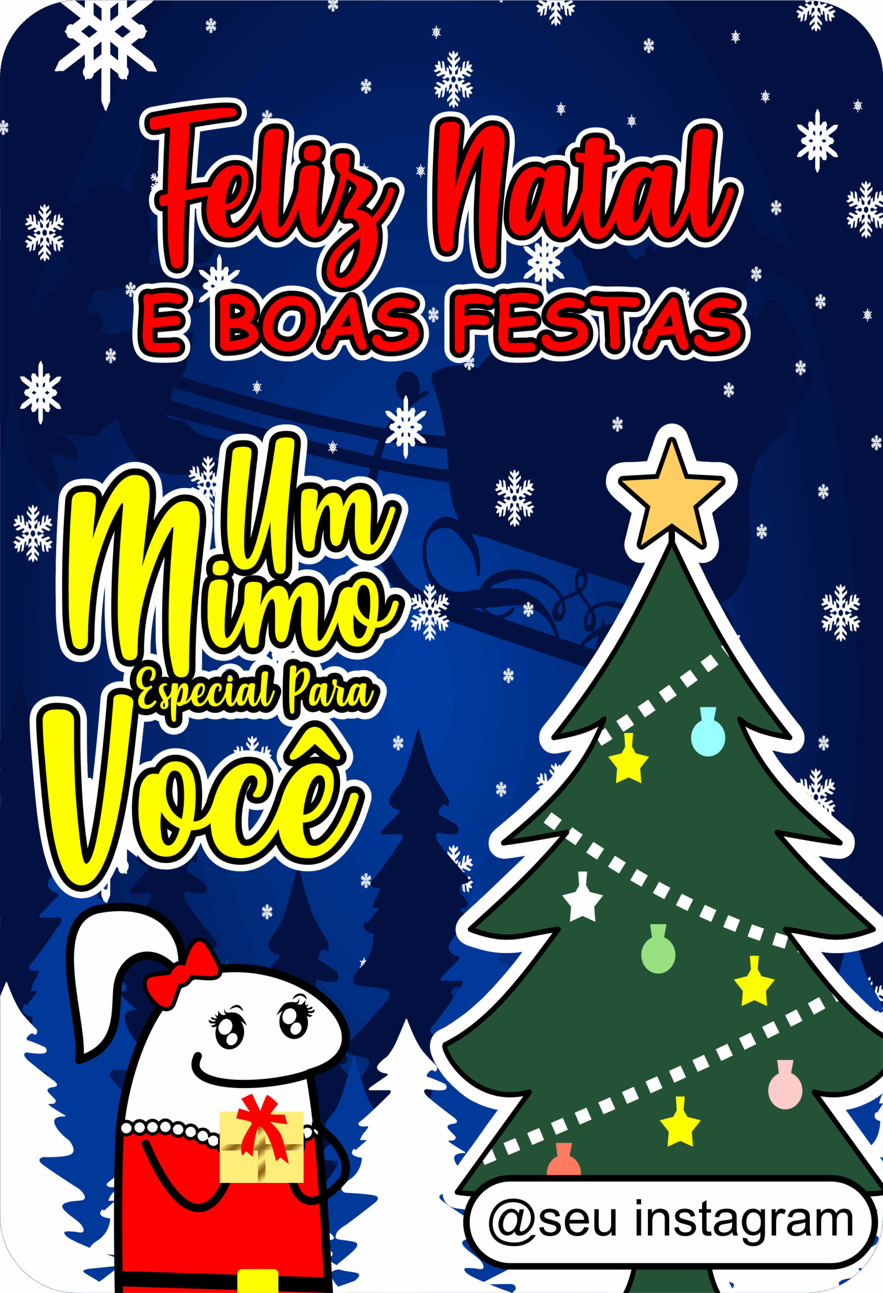 Feliz natal e boas festas cartão de agradecimento para lojinha png