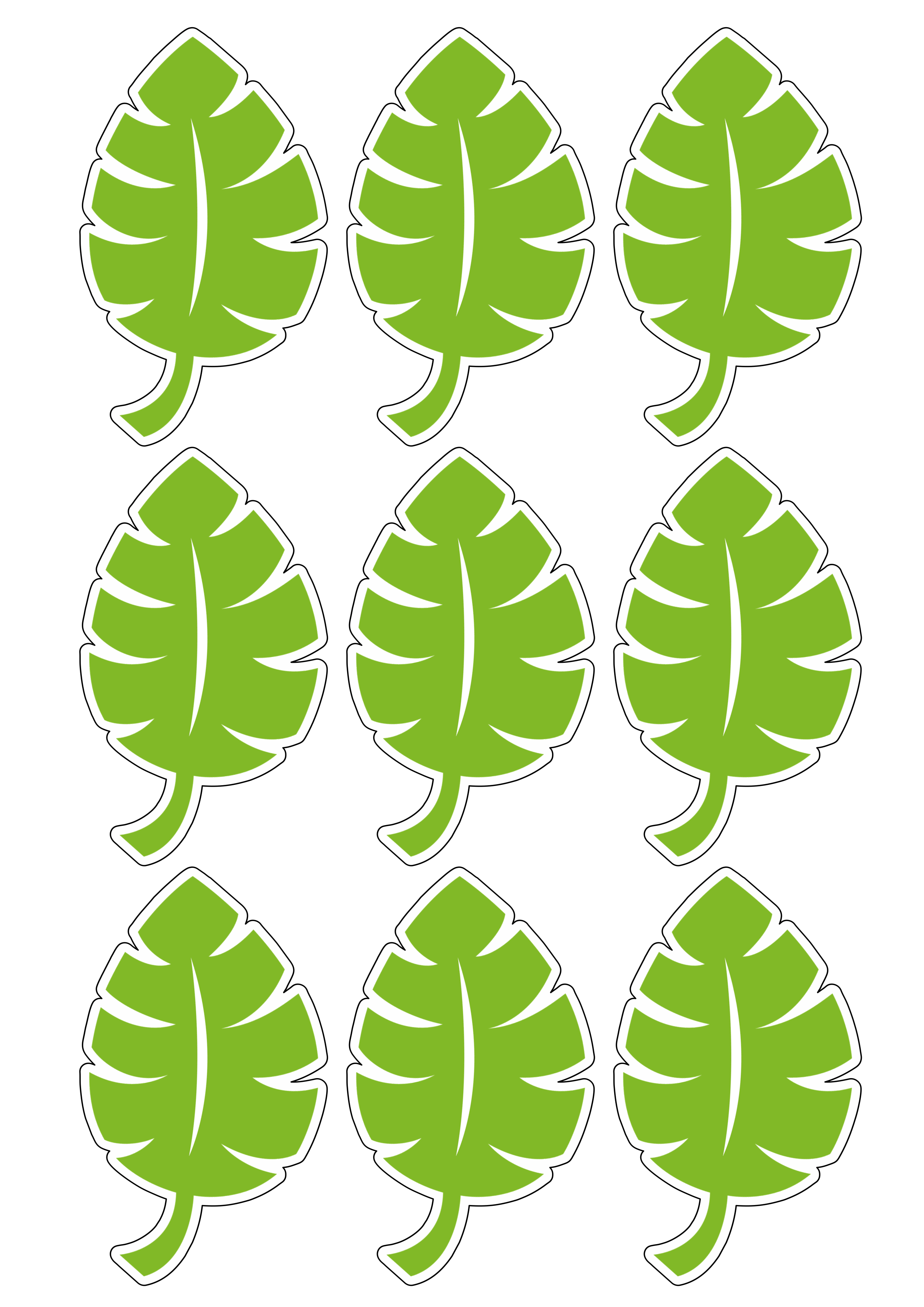 Adesivos tag stickers tema plantas folhas safari 9 imagens png
