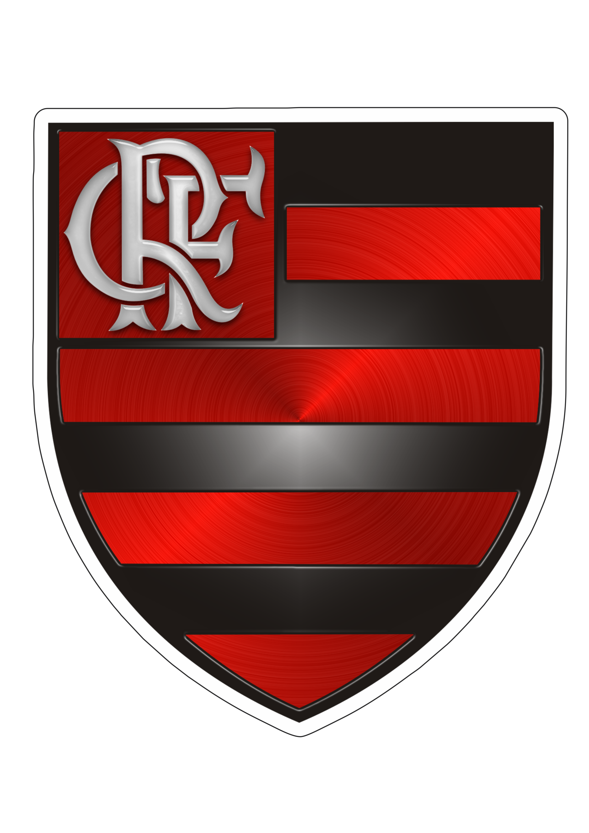 Escudo brasão rubro negro torcedor time flamengo futebol artes gráficas png
