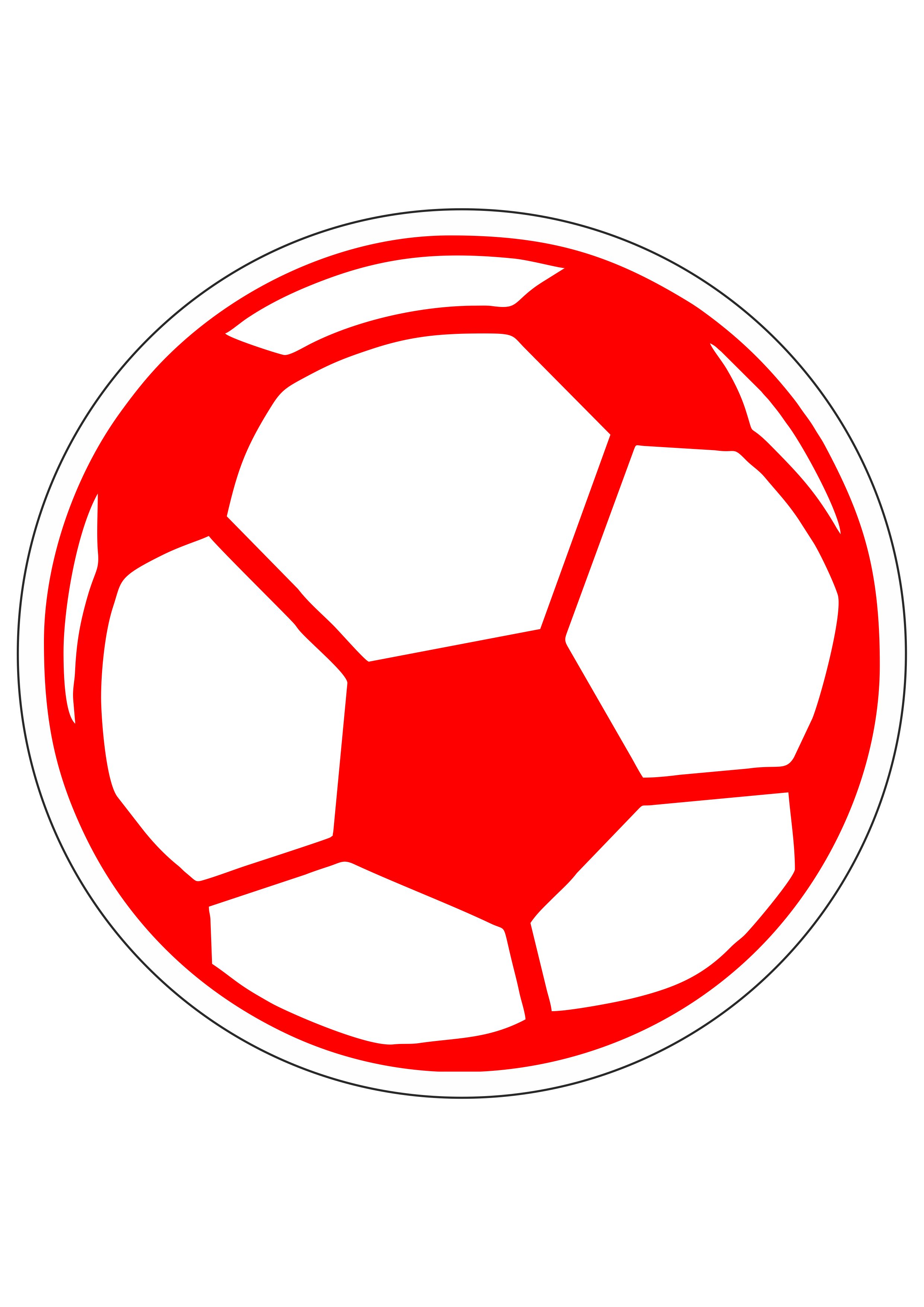 Bola de futebol vermelha imagem com fundo transparente png