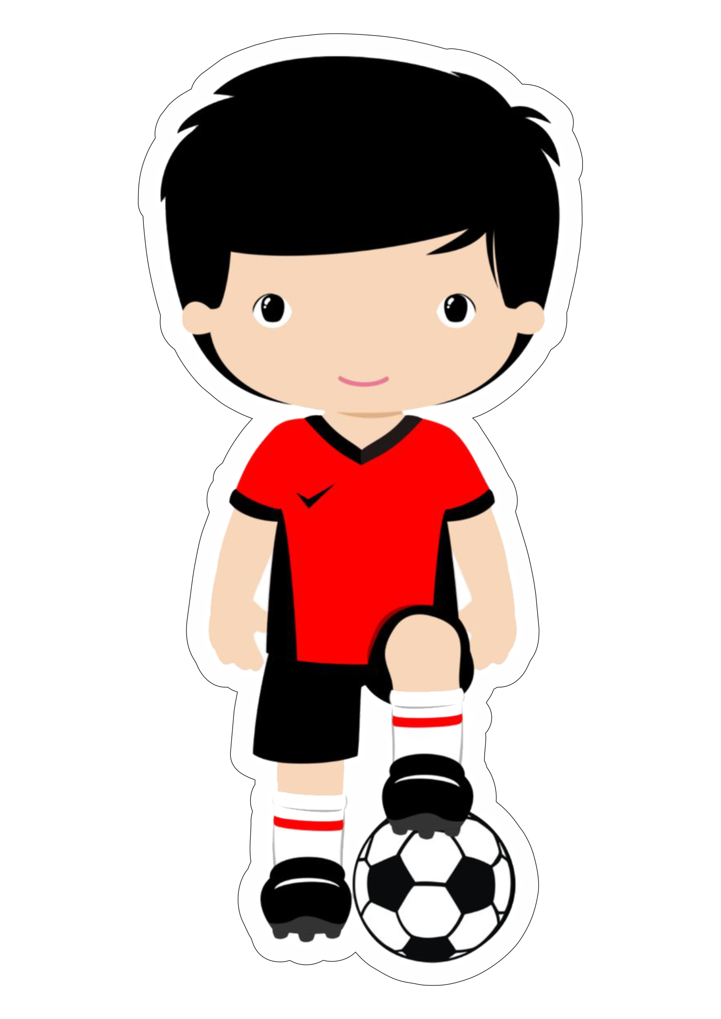 Menino criança jogador de futebol flamengo fundo transparente png