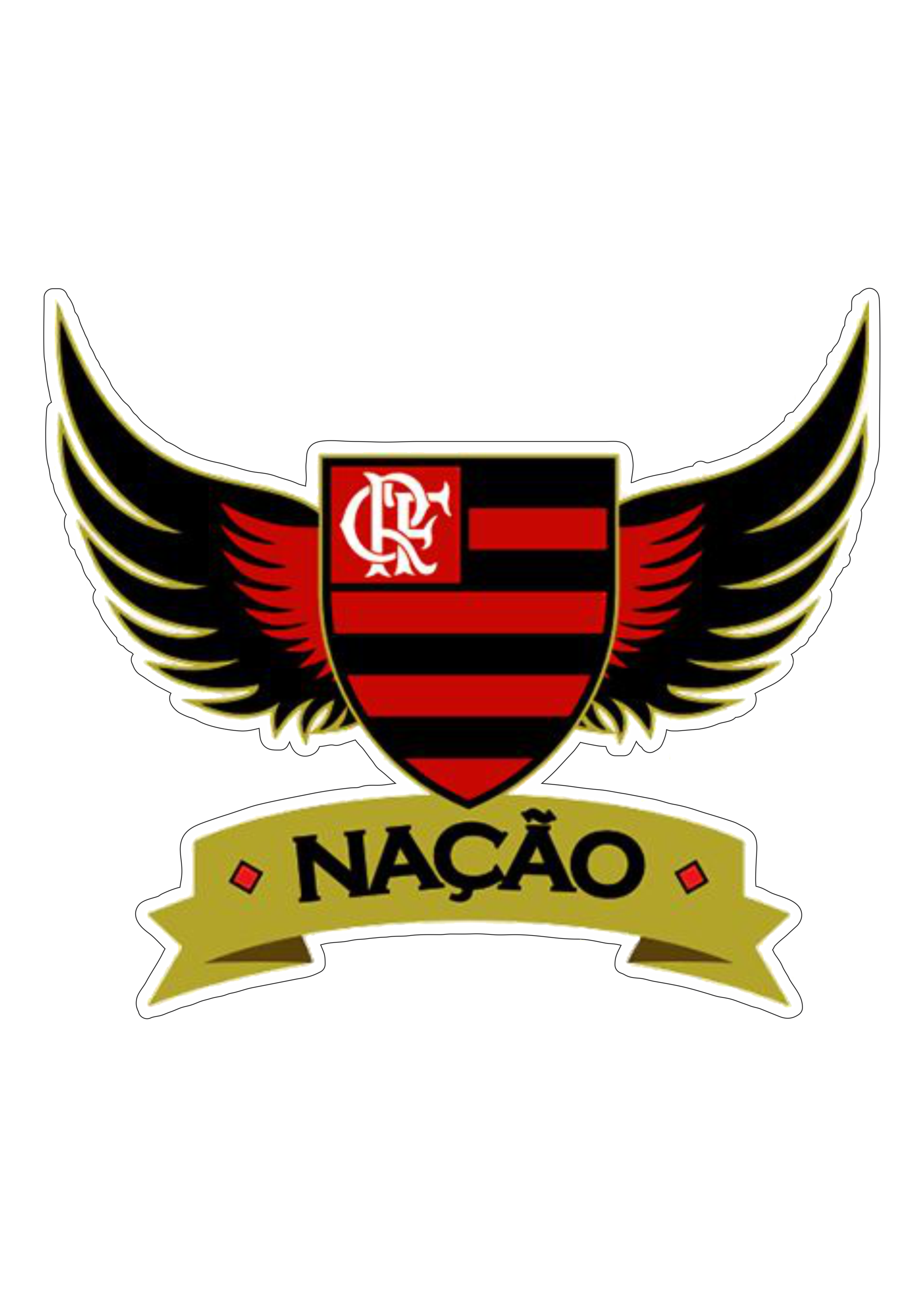 Flamengo clube de regatas logo rubro negro fundo transparente png