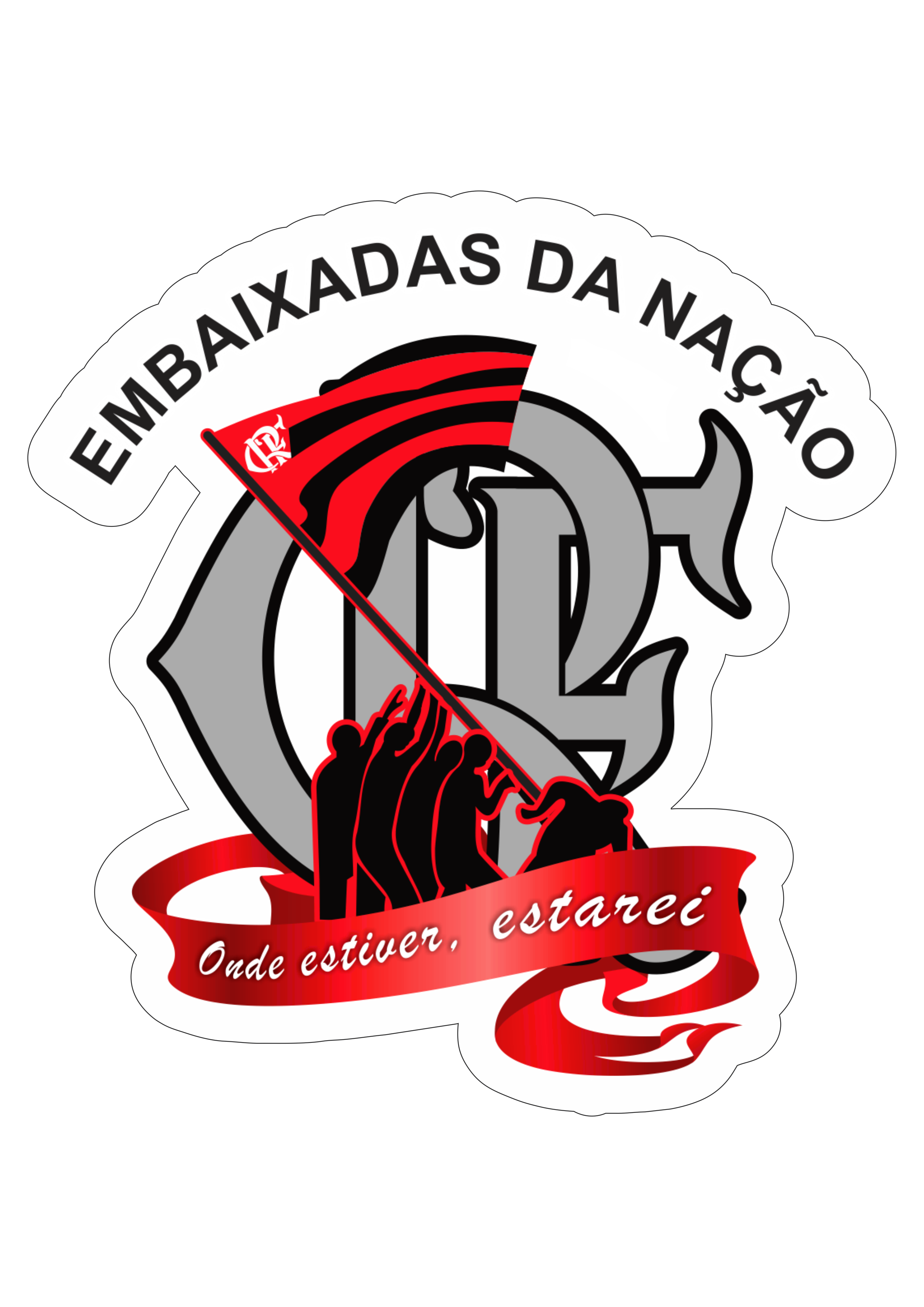 Flamengo clube de regatas logo rubro negro fundo transparente artes gráficas png