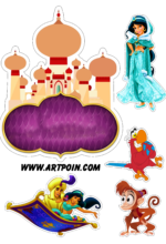 Aladdin desenho infantil macaco Abu fundo transparente ilustração