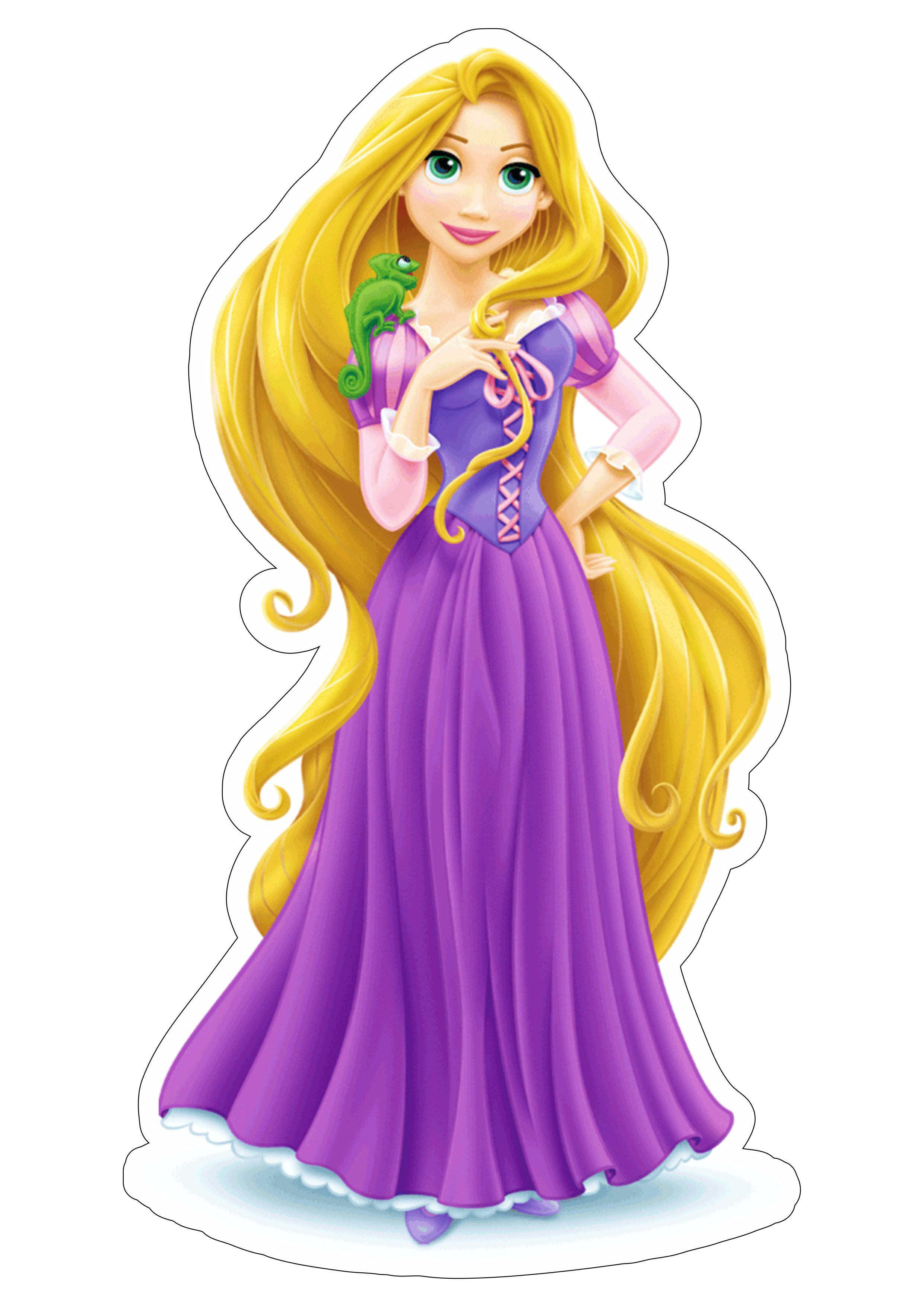 Princesas disney Rapunzel centro de mesa png