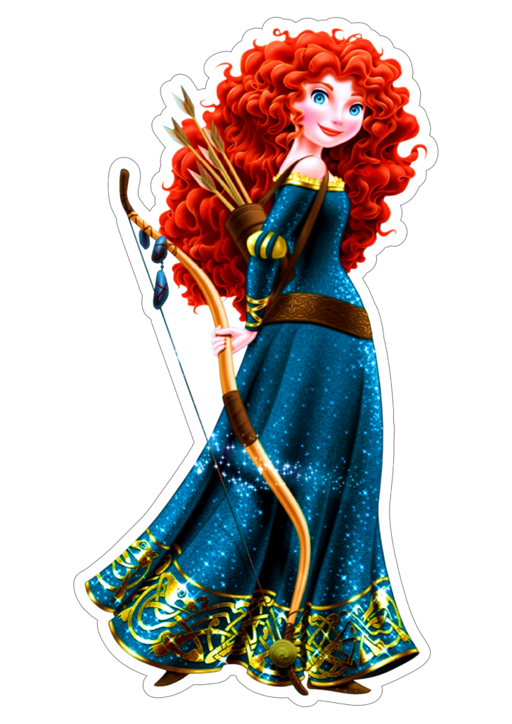 Princesas Disney Fundo Transparente Merida Valente Png