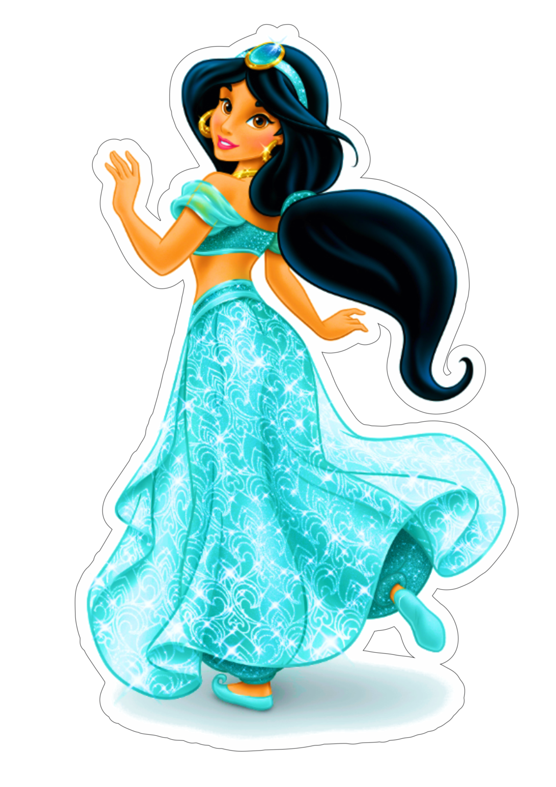 Princesas disney jasmine desenho animado png