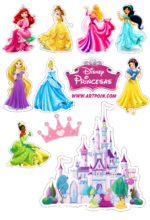 Topo de Bolo Princesas Disney Baby