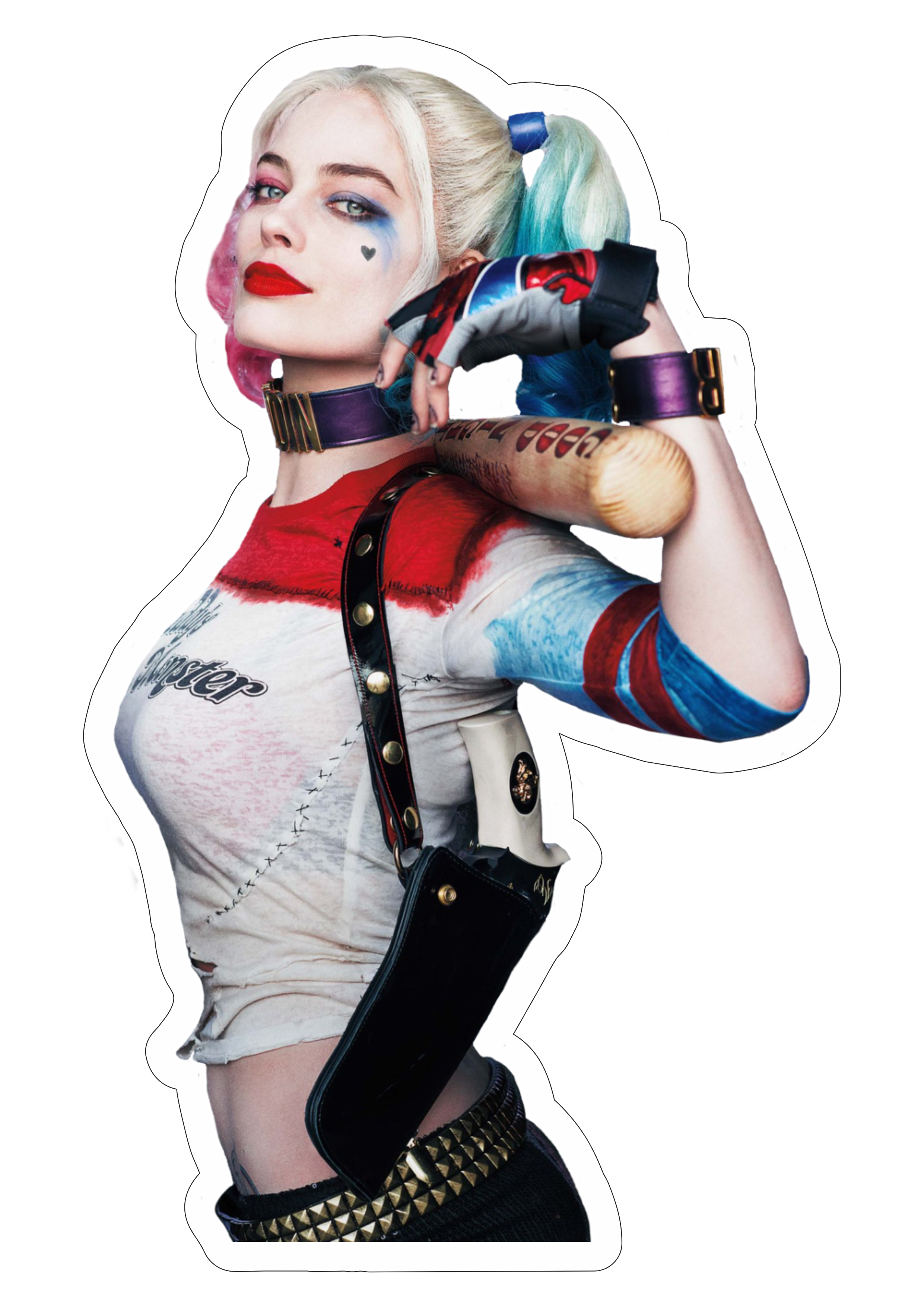 Harley Quinn Margot Robbie Esquadrão Suicida dc comics cinema personagem fictício png