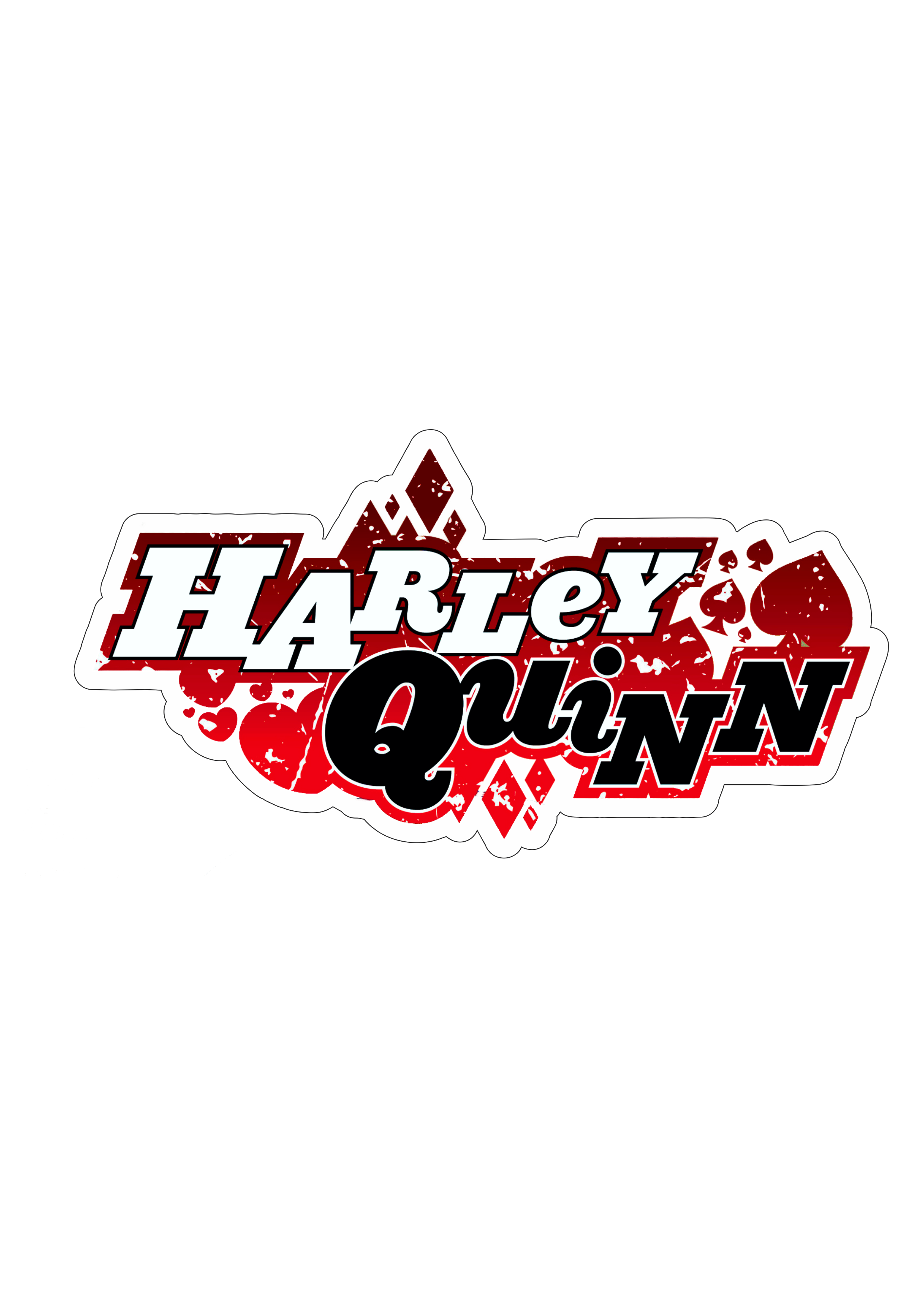 Logomarca Harley Quinn fundo transparente pacote de imagens png