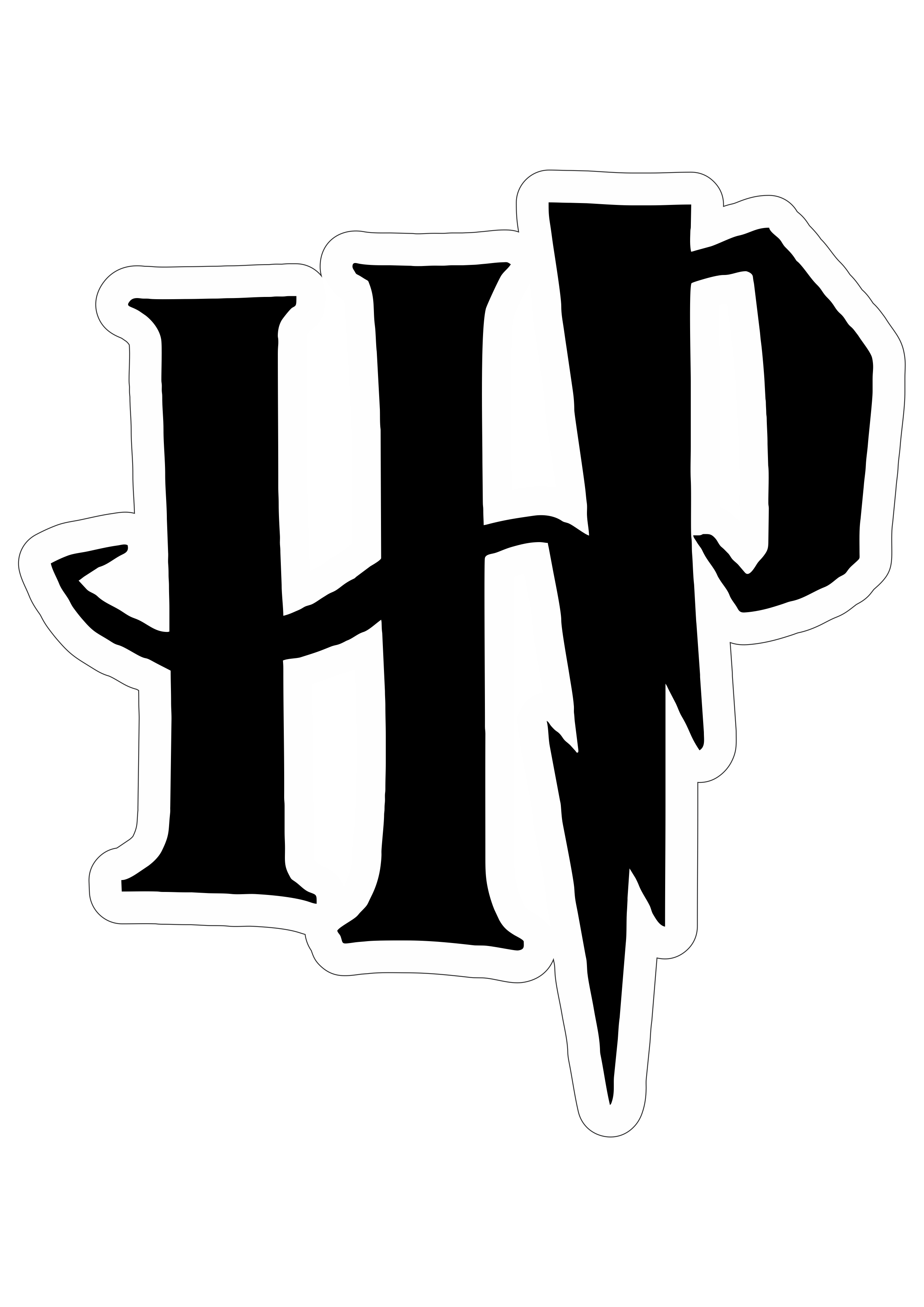 Logo Harry Potter hp fundo transparente png
