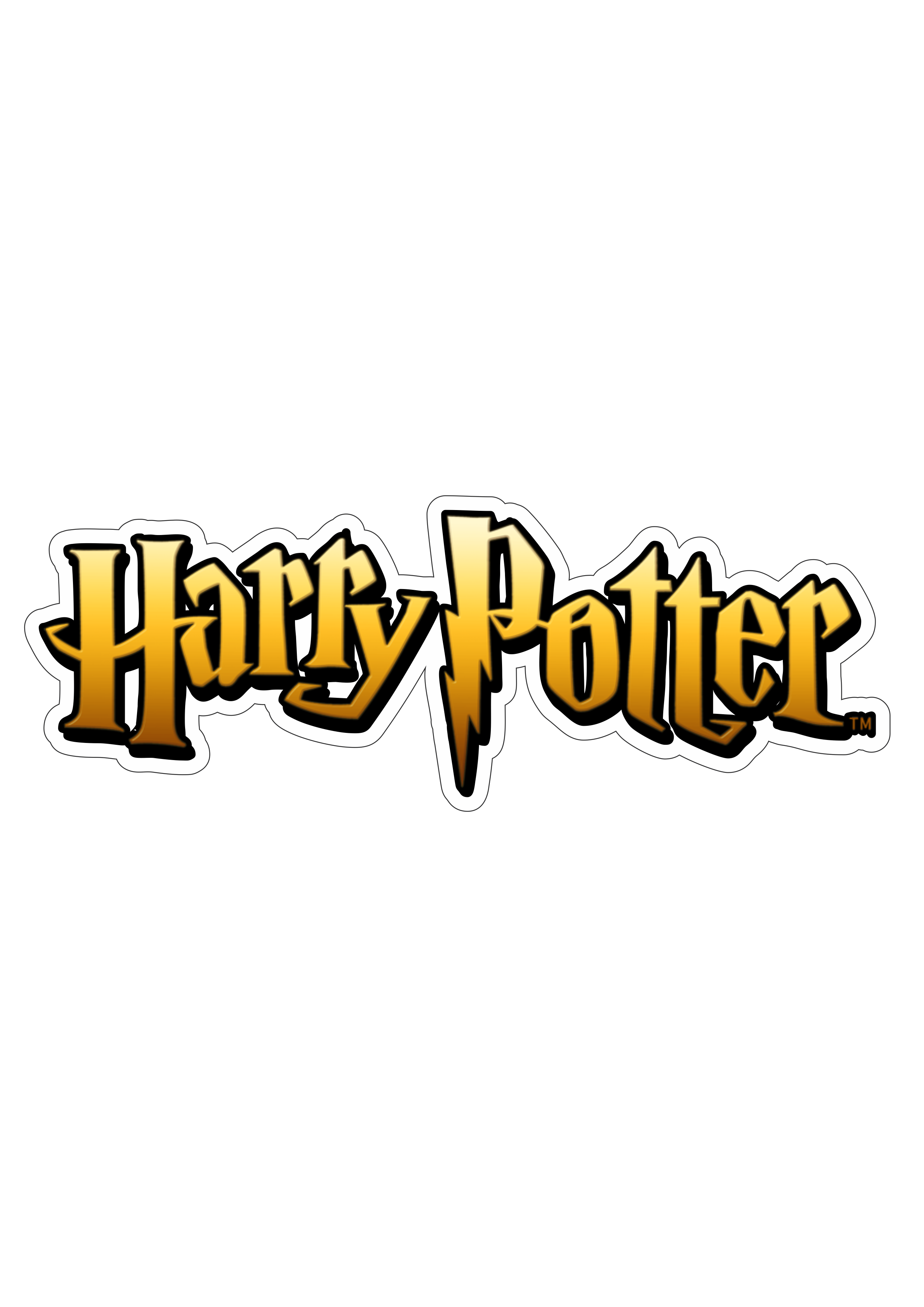 Harry Potter letreiro logo fundo transparente png