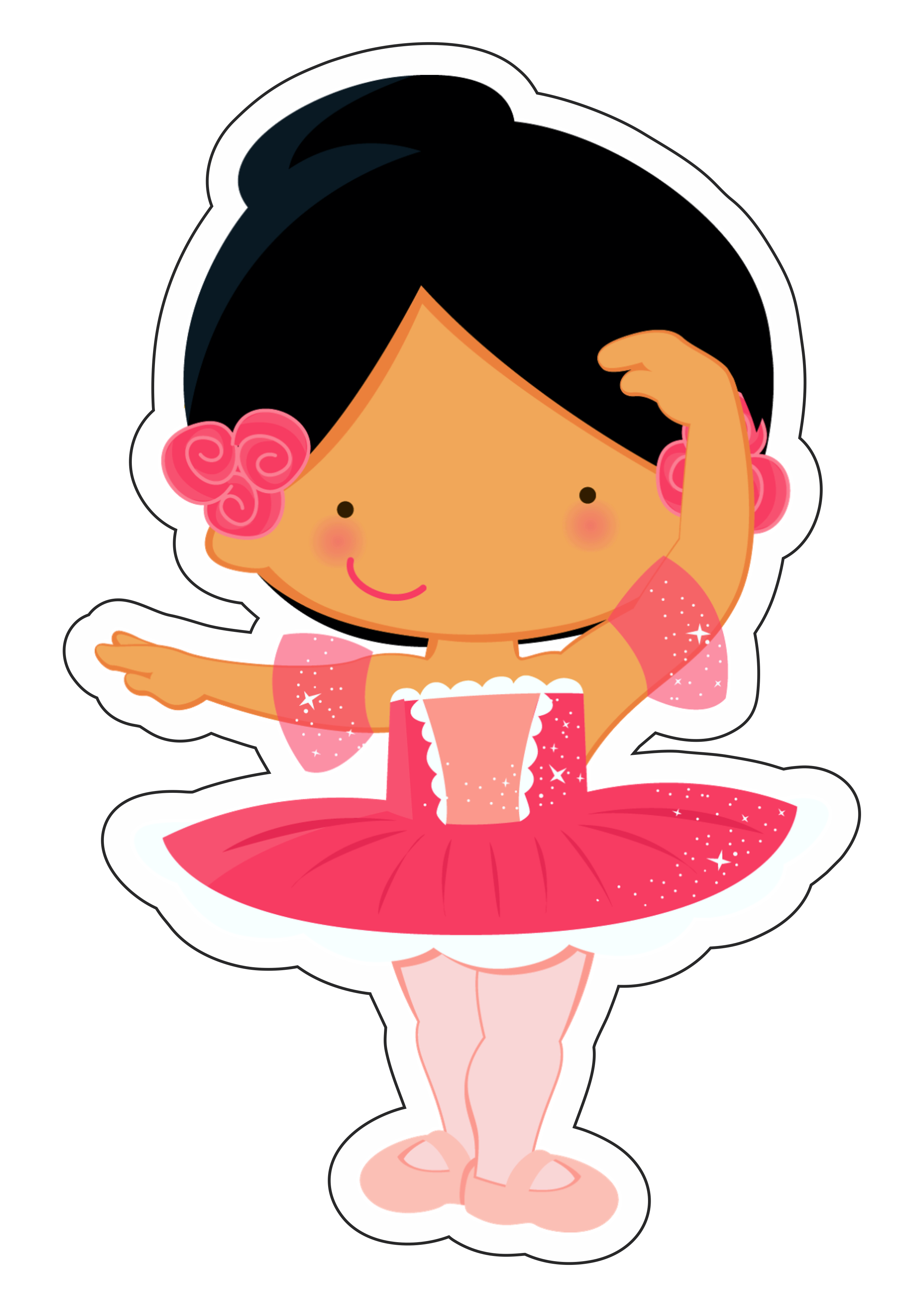 Menina, desenho animado, desenho, arte linear, silhueta, rosa, magenta,  boneca png