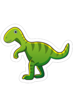 Dinossauro desenho simples caricatura tiranossauro rex rindo fundo  transparente png