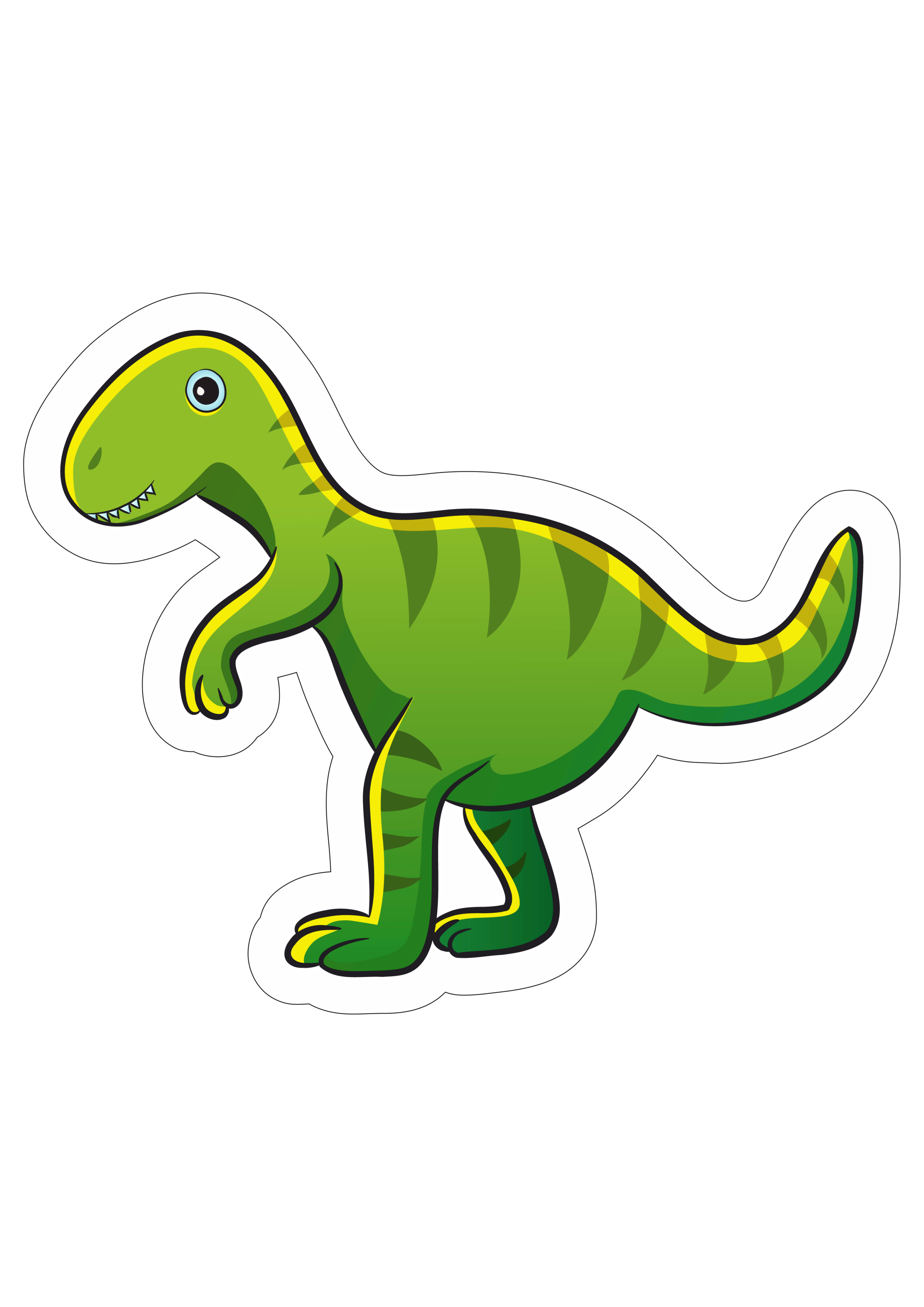 Baby Dinossauro tiranossauro rex verde ilustration cute fofinho png