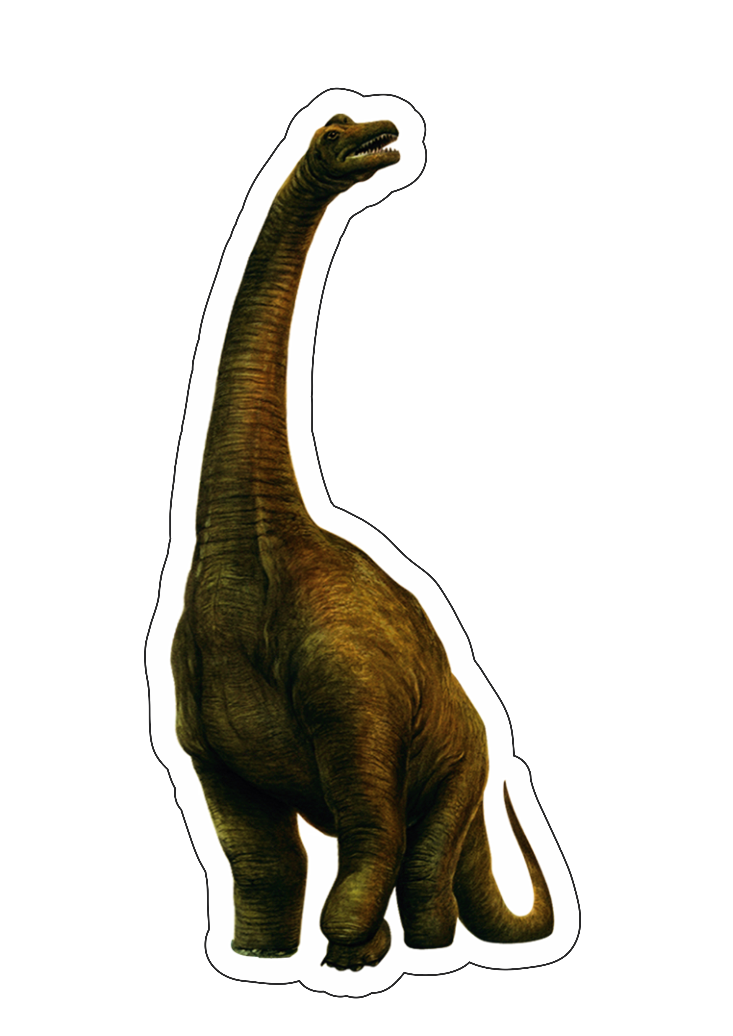 Jurassic Park braquiossauro realista pescoçudo assustador imagem sem fundo idade da pedra png