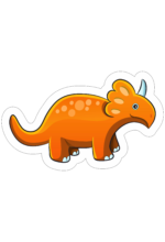 Baby Dinossauro pterodáctilo desenho simples infantil com contorno cute  fofinho voador png