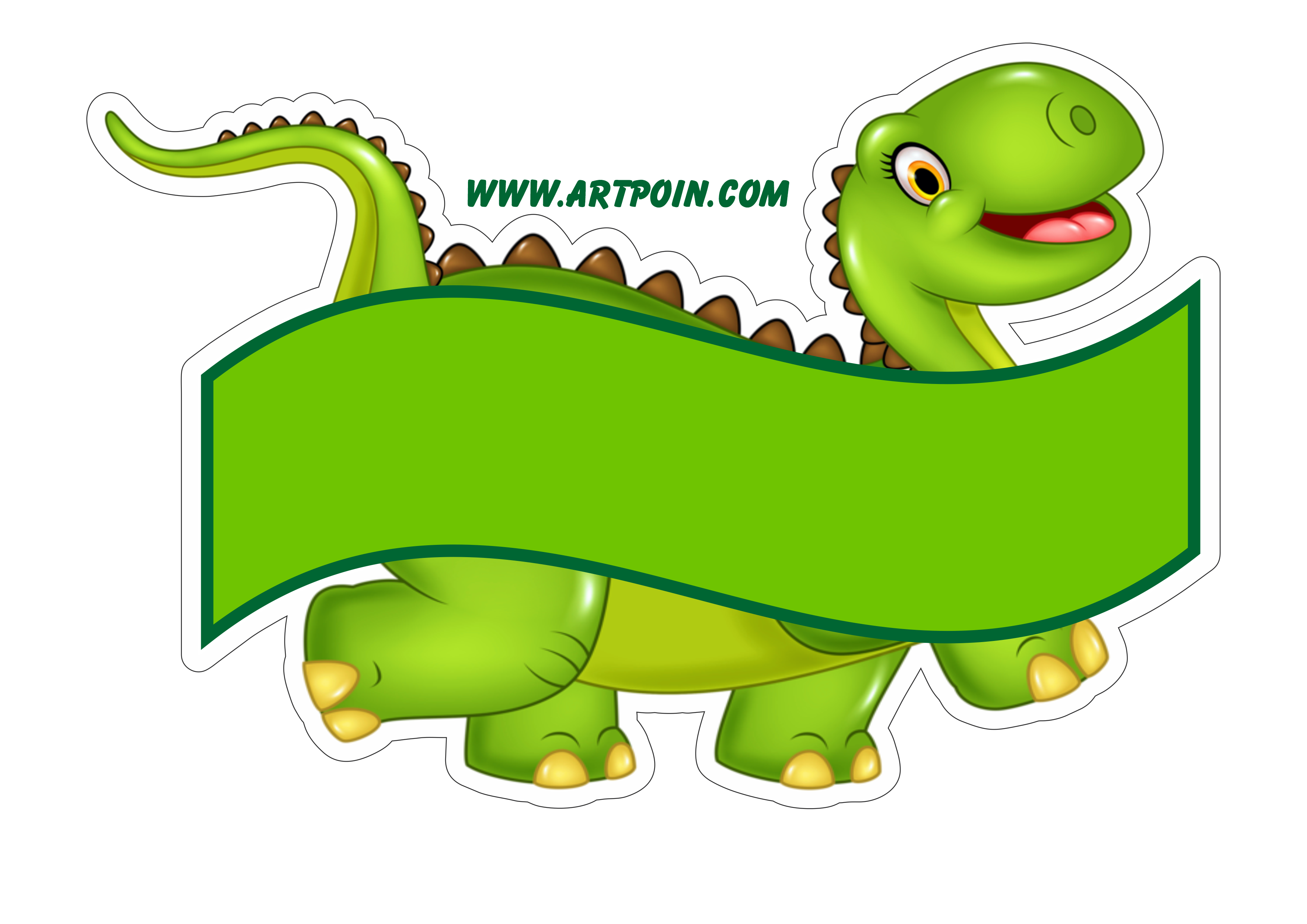 Quadro Decorativo dinossauro Desenho animado infantil dinossauros